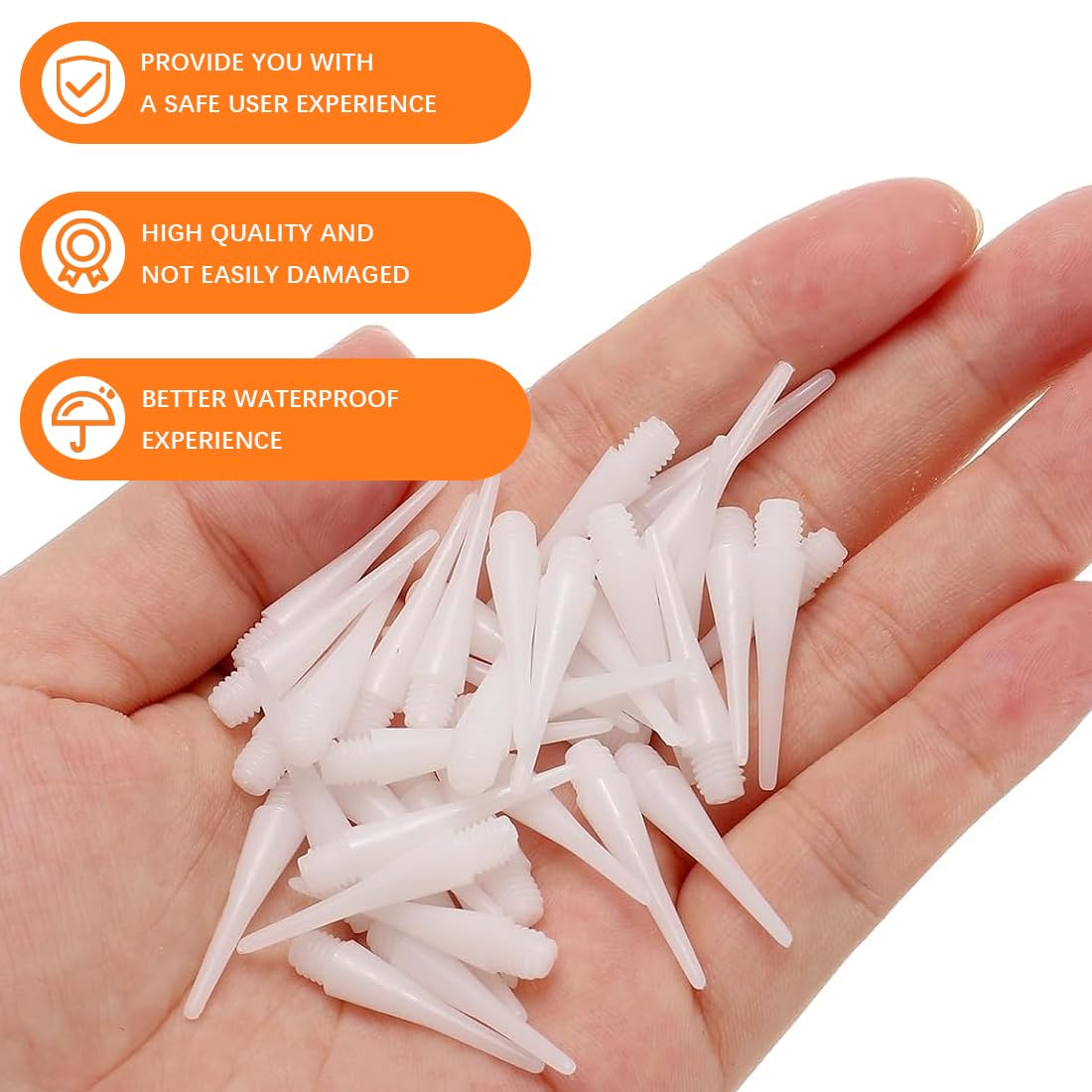 60 Pièces Embout Flechette Plastique, Pointe 2BA Pour Fléchettes Électroniques