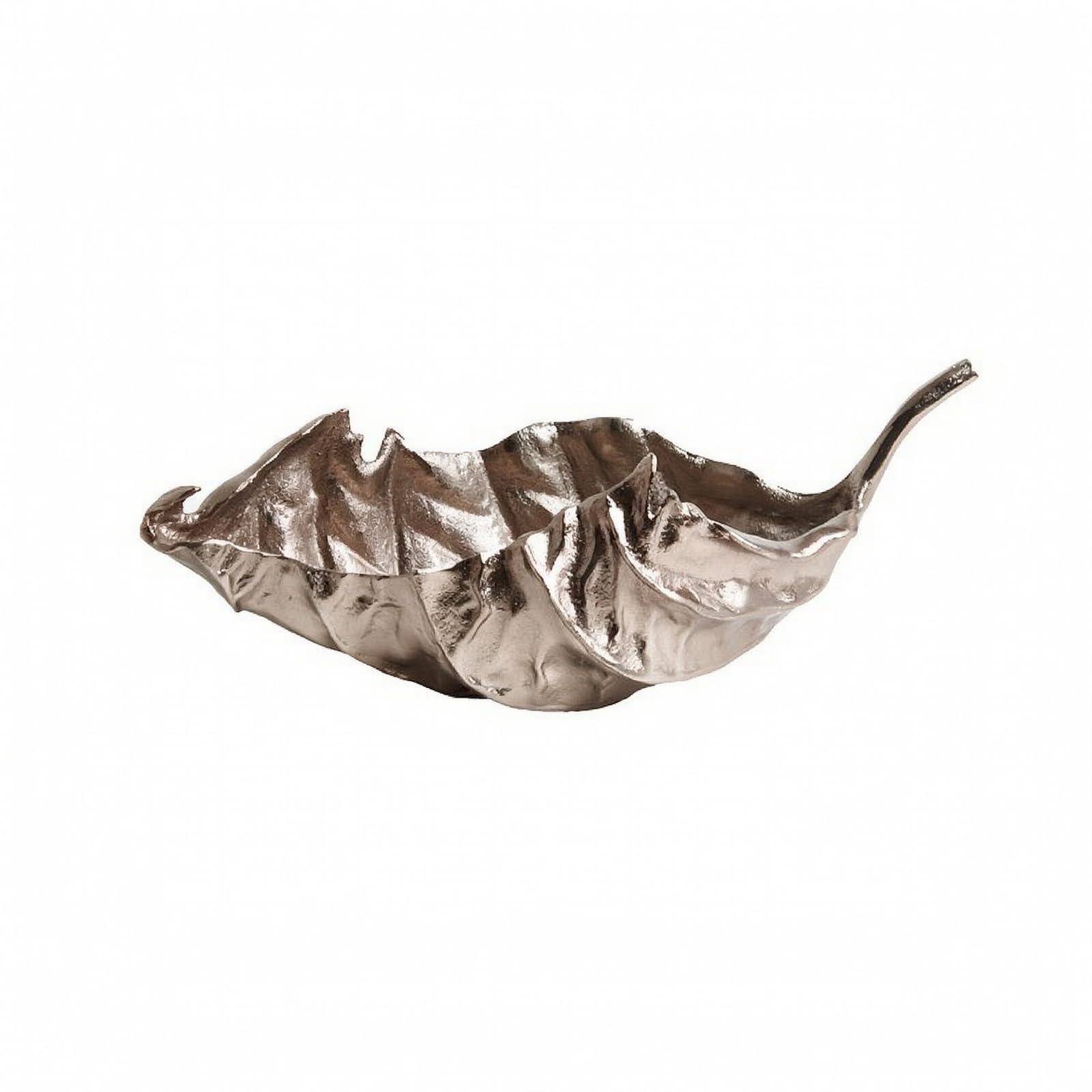 Gralara Bandeja Decorativa Multiusos | Acabado Martillado texturado, Metálico, Centro Mesa, Bronce, L