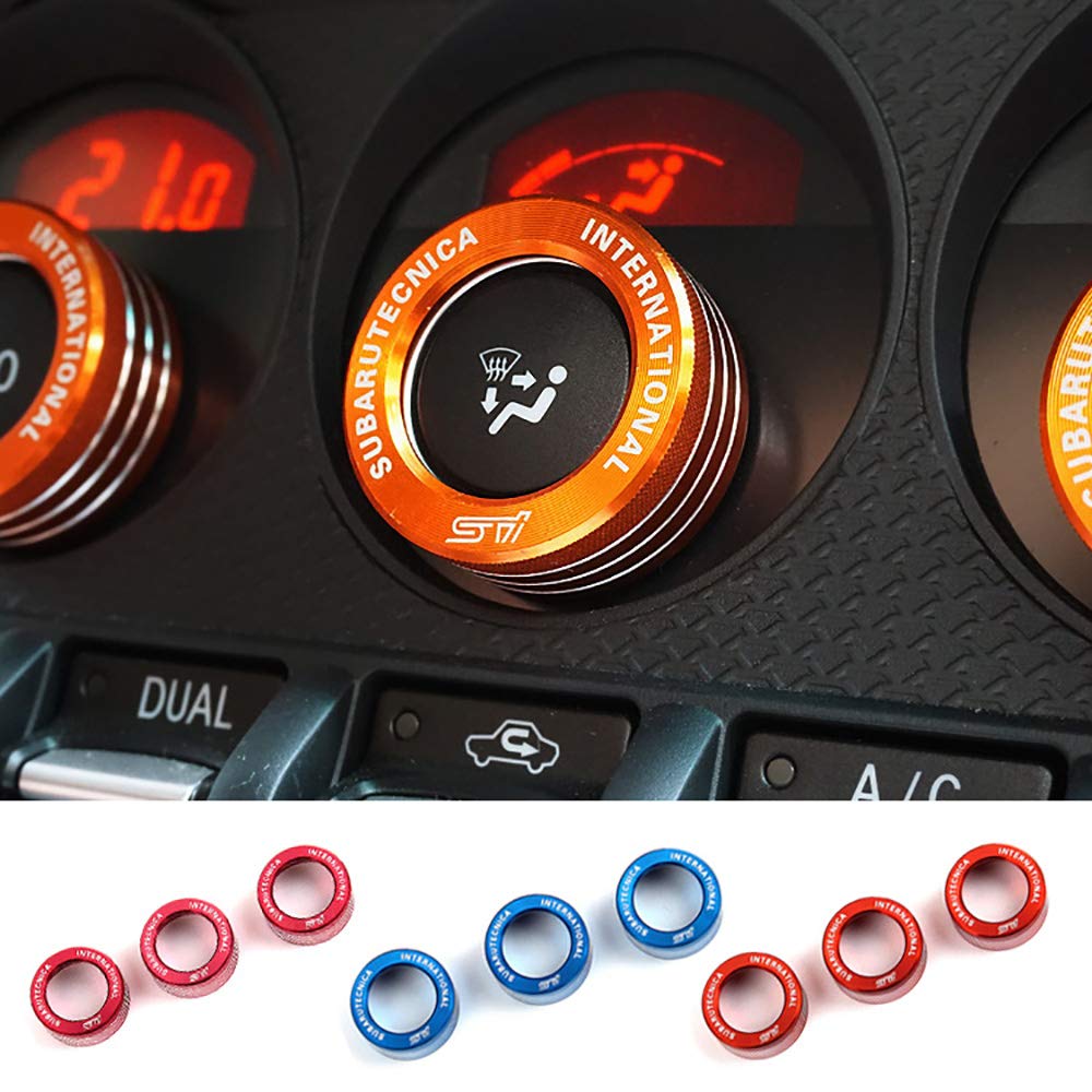 Amazon | 86 エアコンダイヤルカバー エアコンリング BRZ ZN6 アルミ