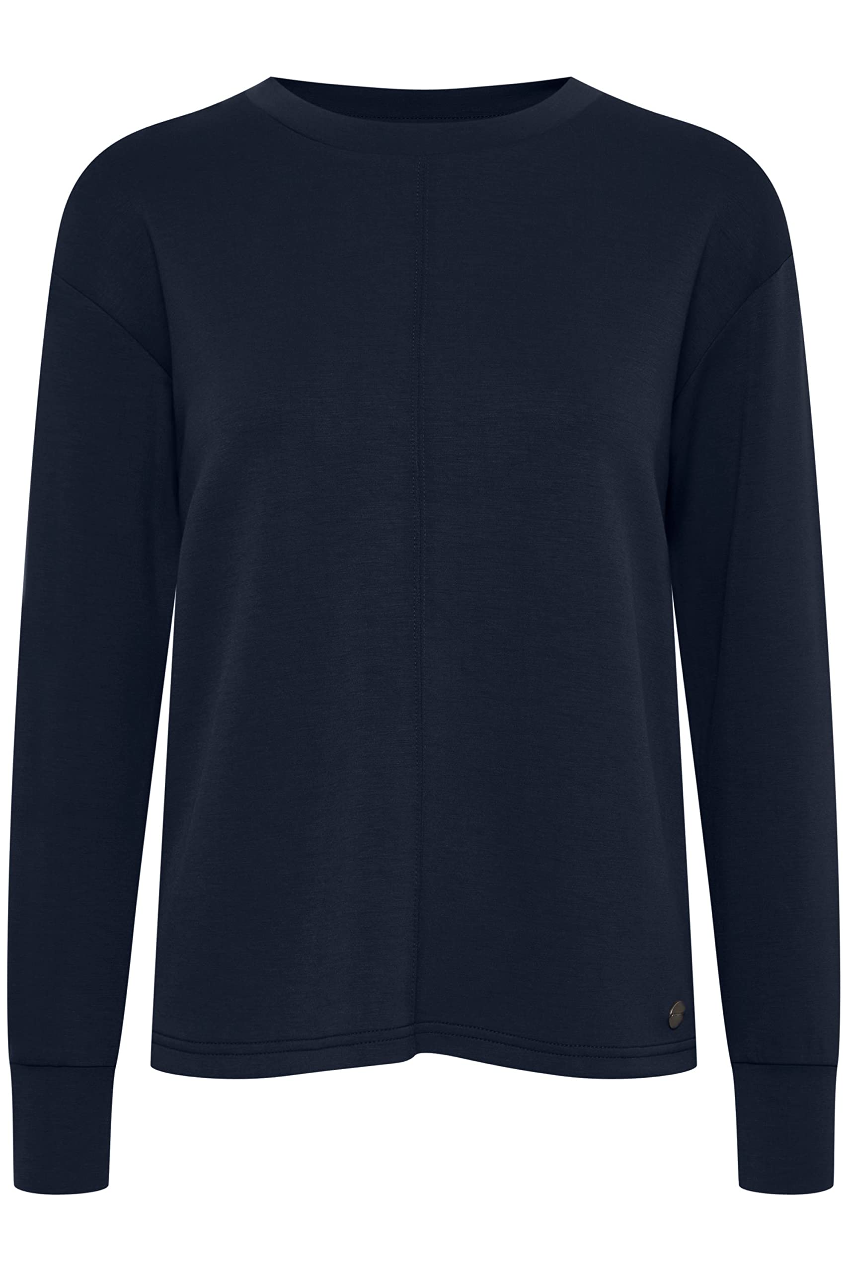 OXMO by OXPea Damen Sweatshirt Pullover Sweater mit Rundhalsausschnitt