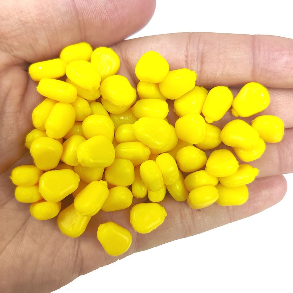 250 Esche Morbide Simulazione Mais Per Carpa – Profumo Di Mais, Colori Multicolore (PVC)