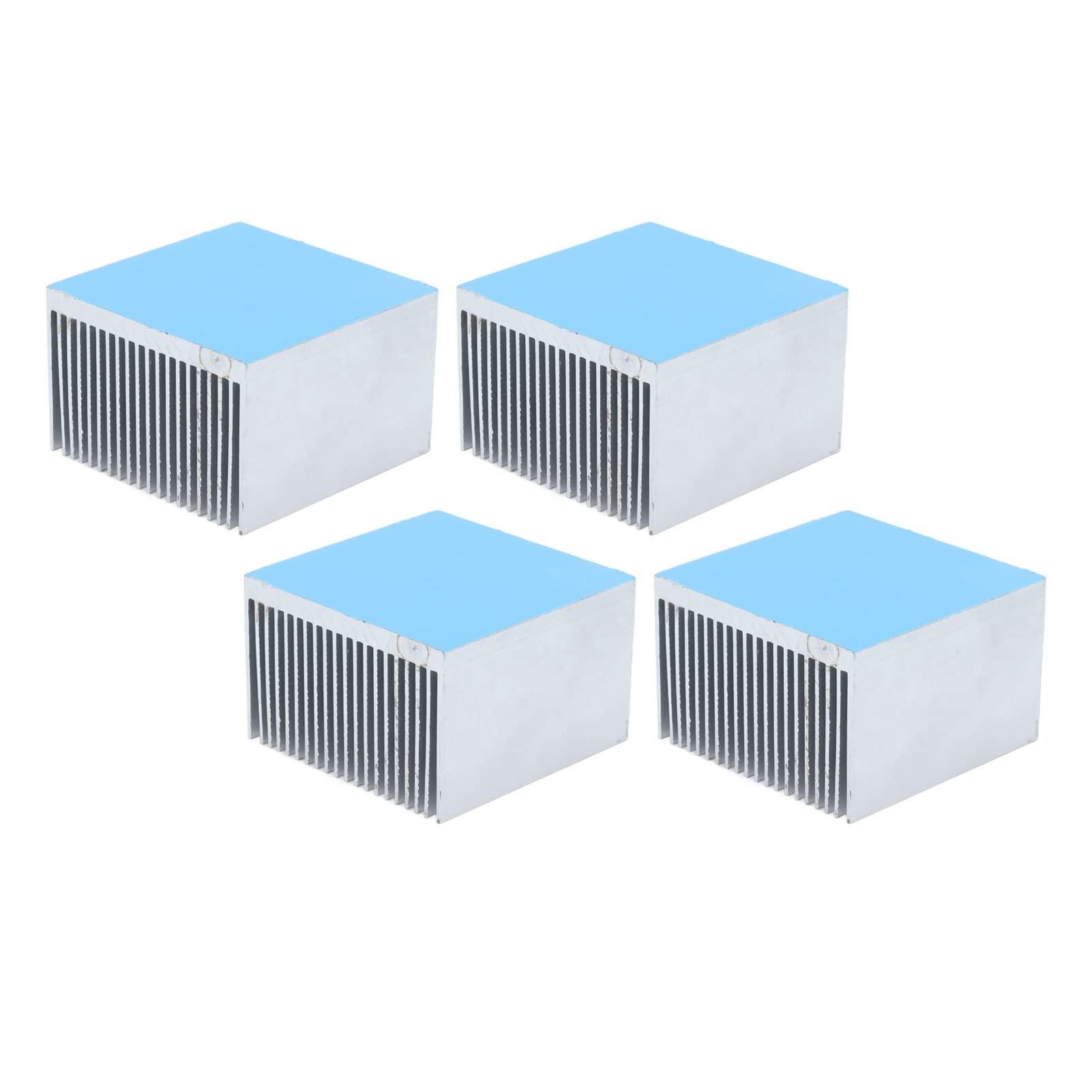 Cocoarm 4 Alette di Raffreddamento Dissipatore di Calore in Alluminio 60x60x39mm Dissipatore di Calore Anodizzato per Modulo CPU e Modulo di Alimentazione Raffreddamento Ampia Area di Contatto con