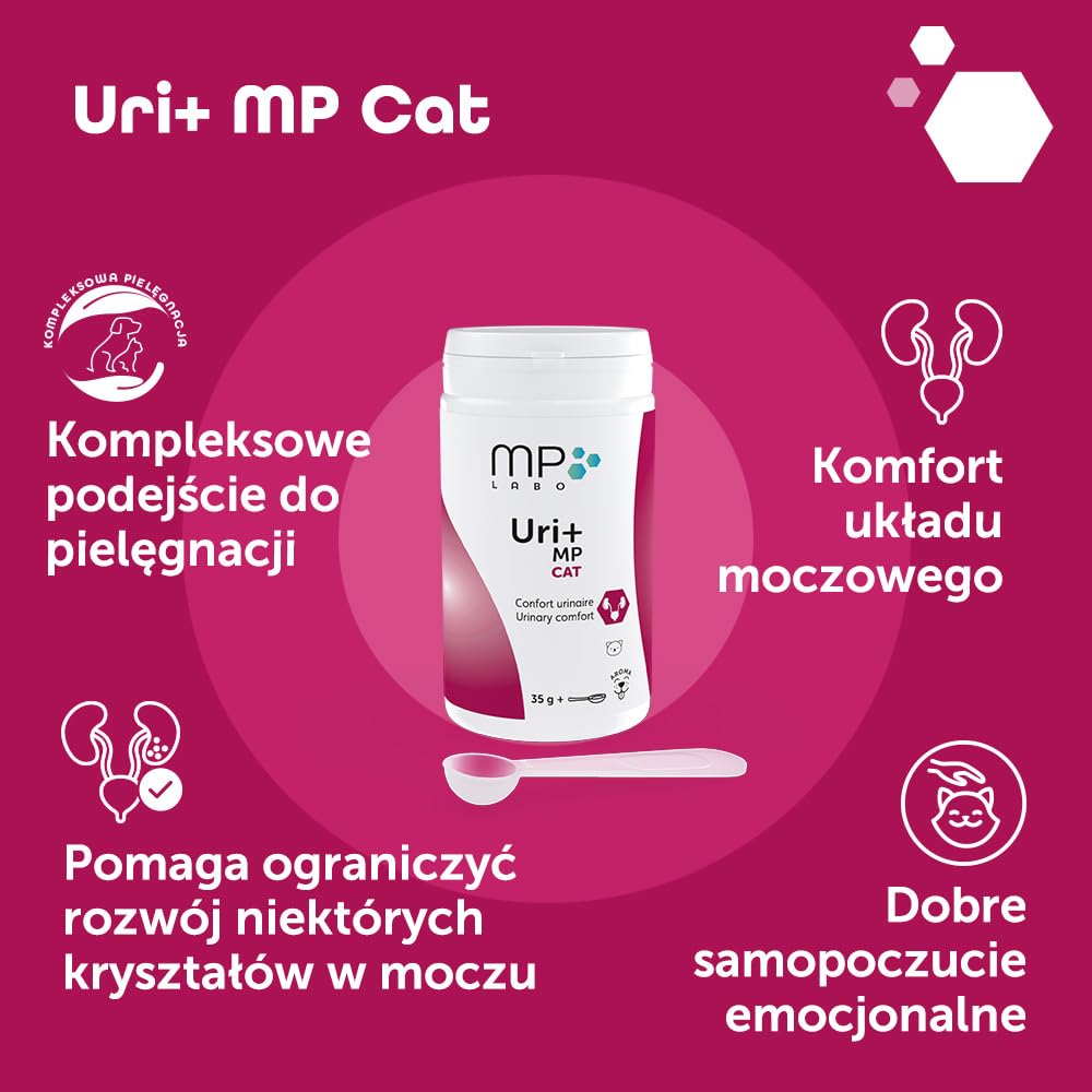 MP Labo Uri+ MP Cat 35 g - preparat wspomagający zdrowie układu moczowego kotów