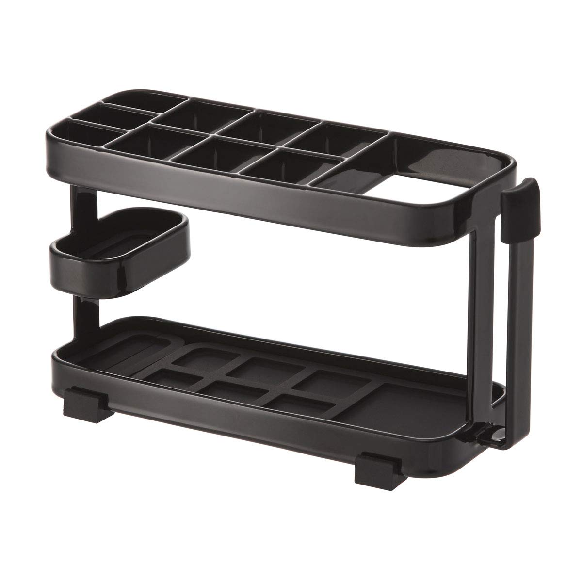 Yamazaki Industries 7849 Tooth Brush Stand Tower, Wide, Black