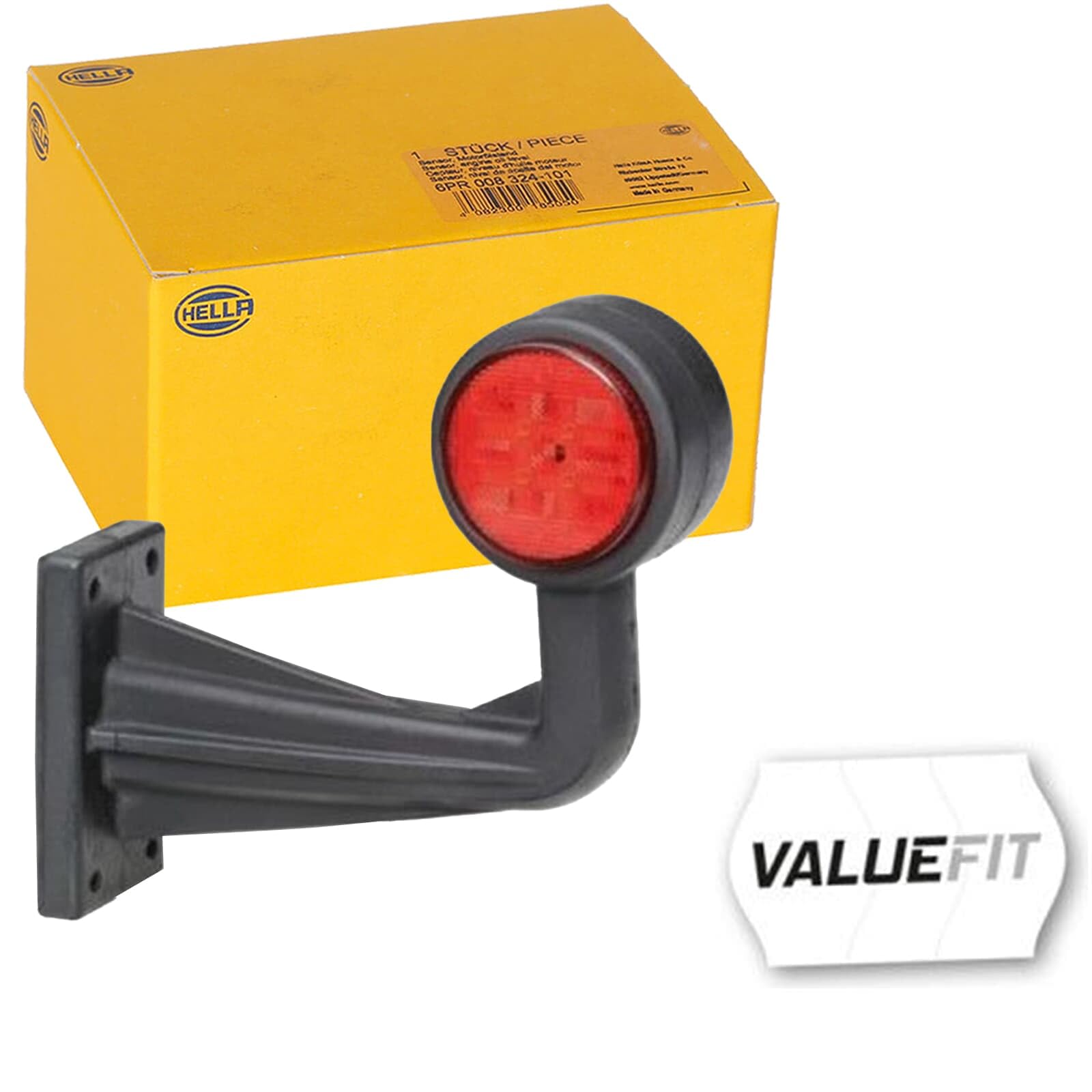 HELLA VALUEFIT 2XS 357 005-031 Marker Light - LED - 12/24V - Bent - left/Lateral Mounting