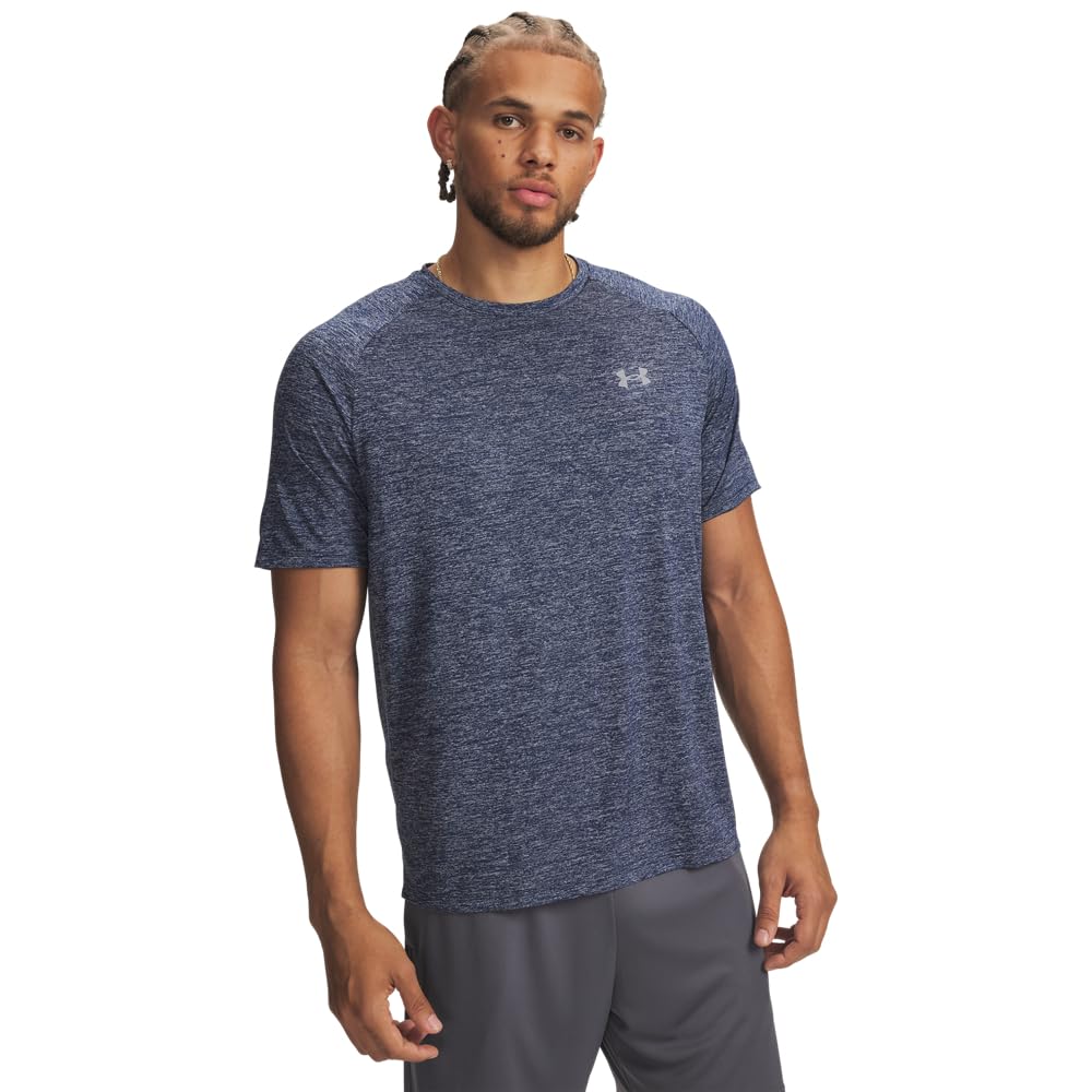 Under Armour Men's Tech 2.0 Short Sleeve T-Shirt, Academy (409)/Steel, XX-Large Tall