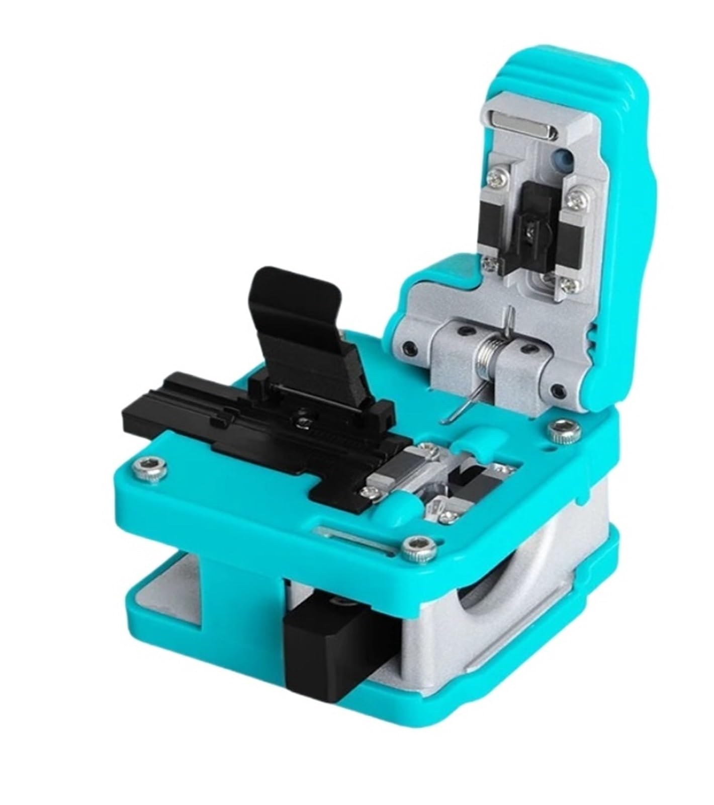 CUDTAPI Optical Fiber Cleaver, Optical Fiber Cleaver With Waste Box 0.25/0.9/2.5-3.0mm Optic Cable Cutter Universal 24 Faces