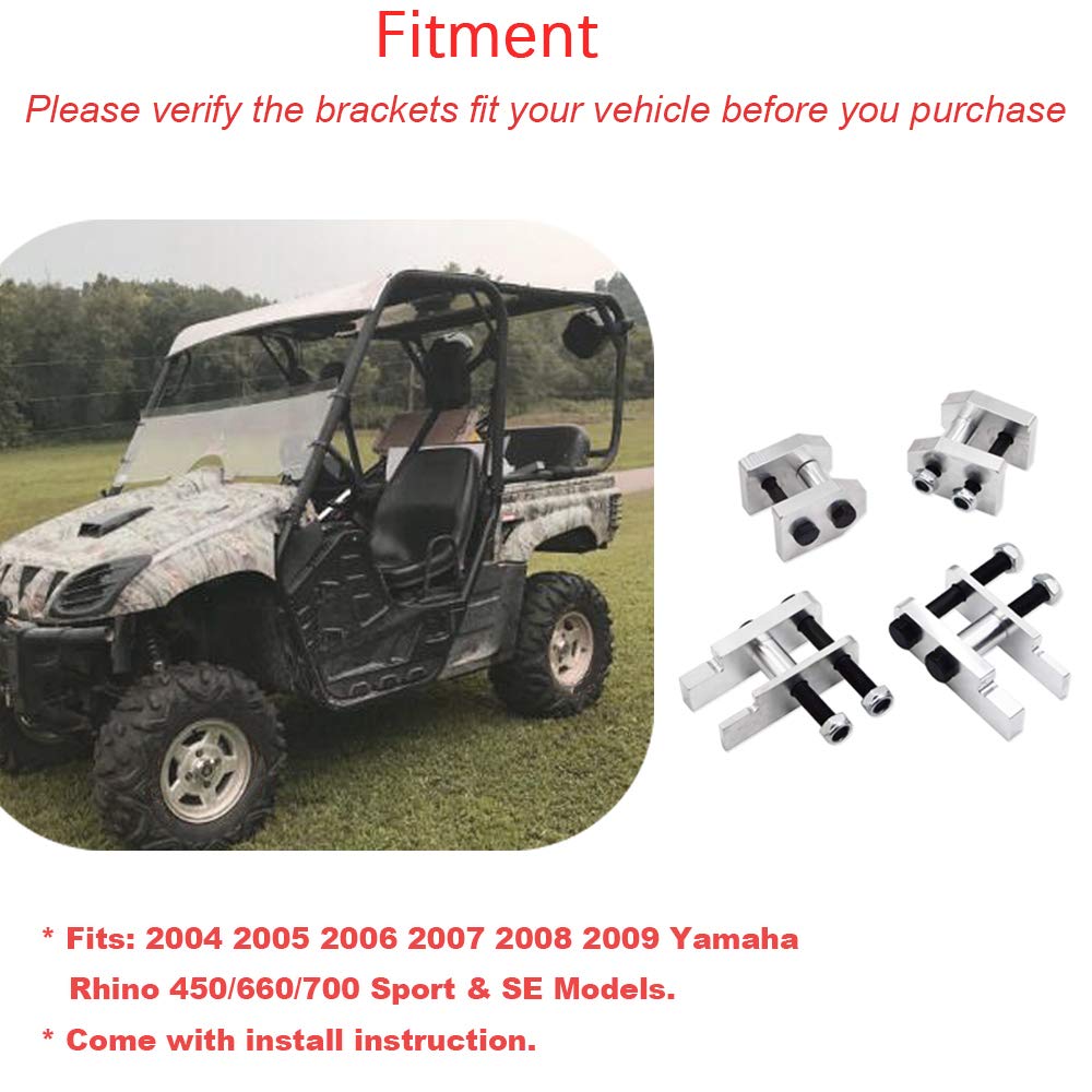 XJMOTO 2 Full Lift Kit Compatible with Yamaha Rhino 450 660 700 Sport & SE 2 Full Lift Kit, Body & Suspension Lift Kits - Canada XJMOTO 2 Full Lift Kit Compatible with Yamaha Rhino 450 660 700 Sport & SE 2 Full Lift Kit, Body & Suspension Lift Kits - Canada
