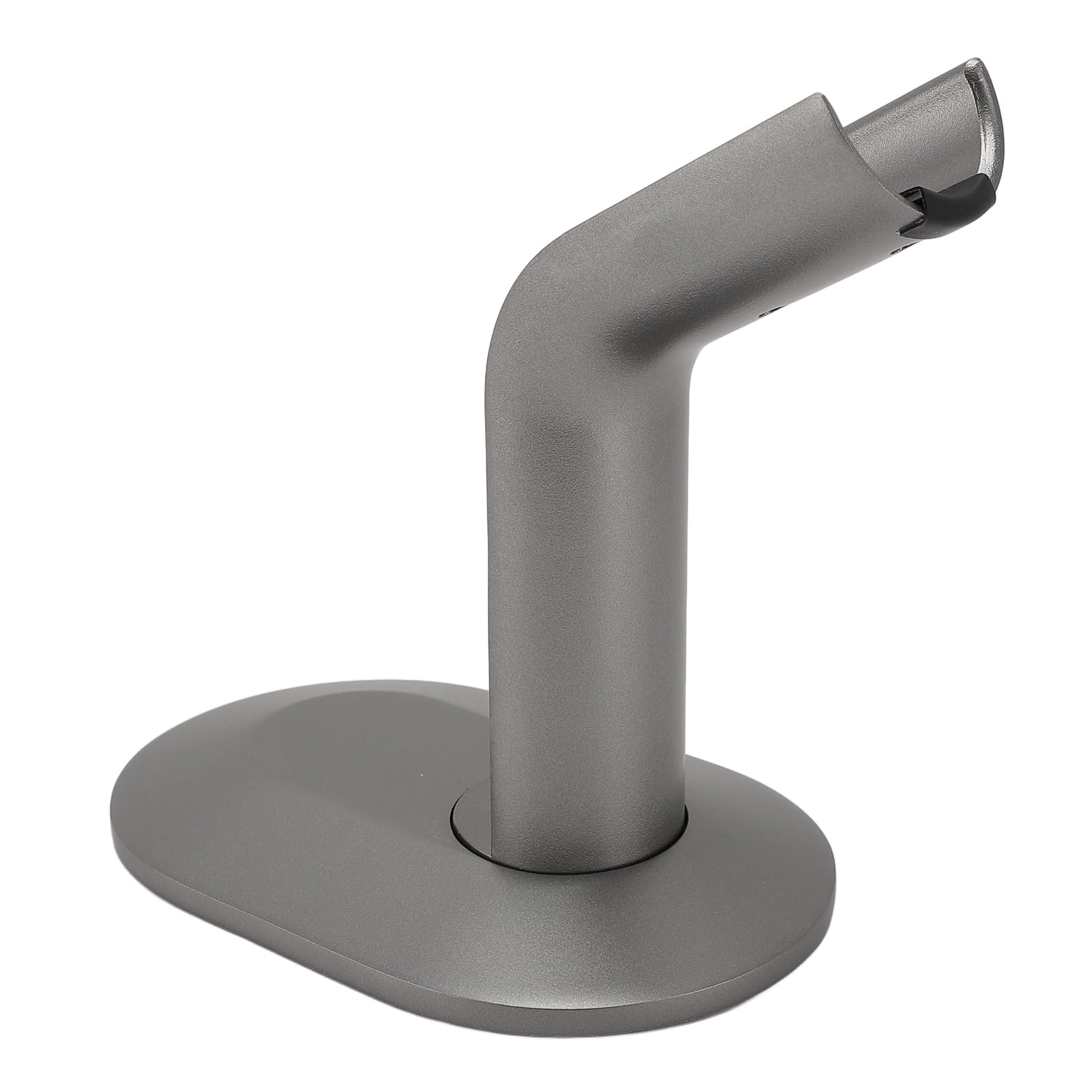 lyrlody Soporte de Escritorio para Secador de Pelo, Soporte de Metal para Ahorrar Espacio, Estante de Almacenamiento Antideslizante para Plancha y Secador de Pelo HT01, Diseño de 6,3 X 4,1 X