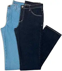 Kit 2 Calças Jeans Masculina Tradicional