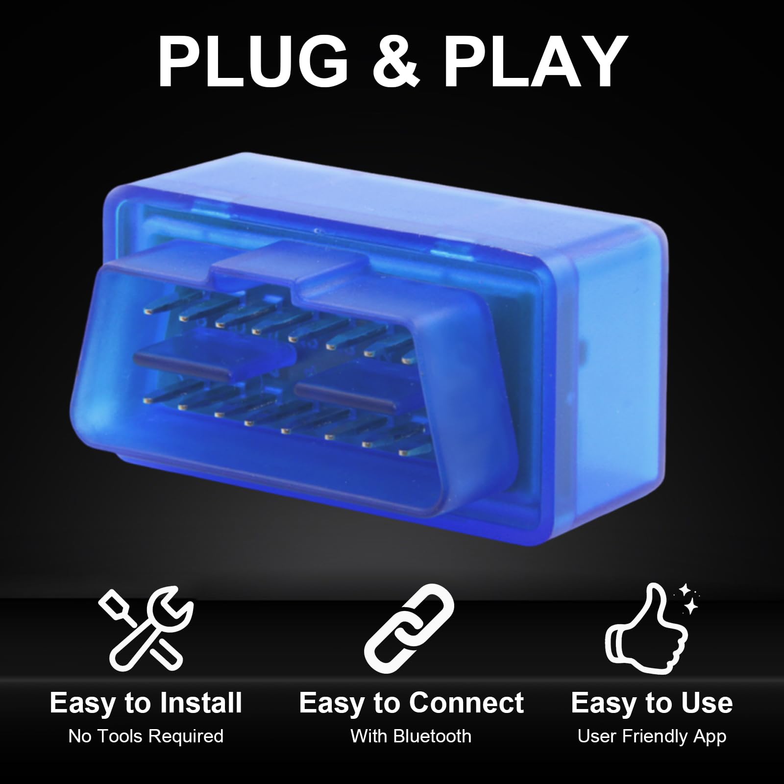 Amazon.co.jp: OBD2 スキャナー Bluetooth OBDII 診断ツール 車の 