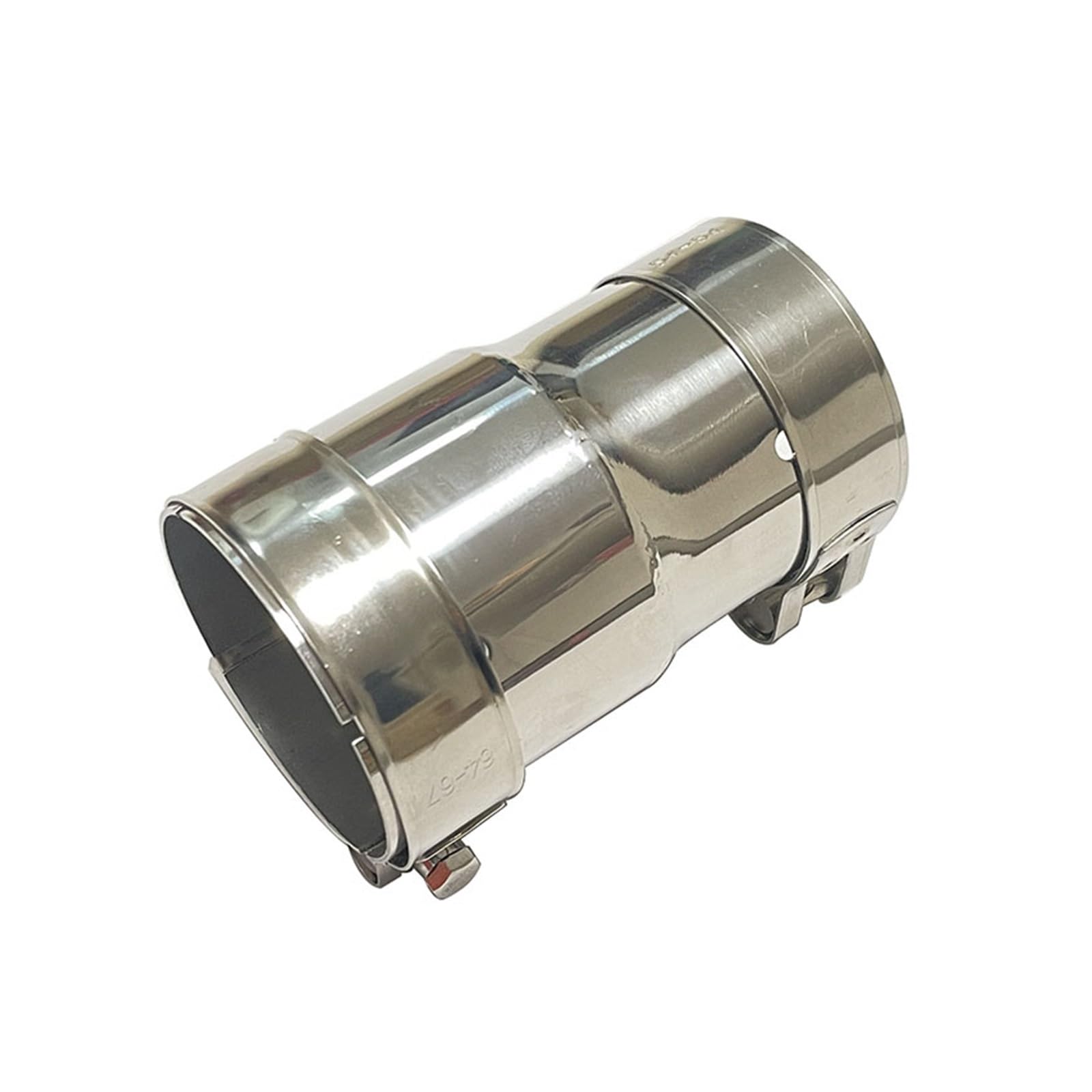 Tubo Di Scarico Auto 1 Tubo Scarico Per Ricambi Auto Manicotto Silenziatore Generale Dimensioni Riduttori Per Tubi In Acciaio Inossidabile 304(57mm-63mm)