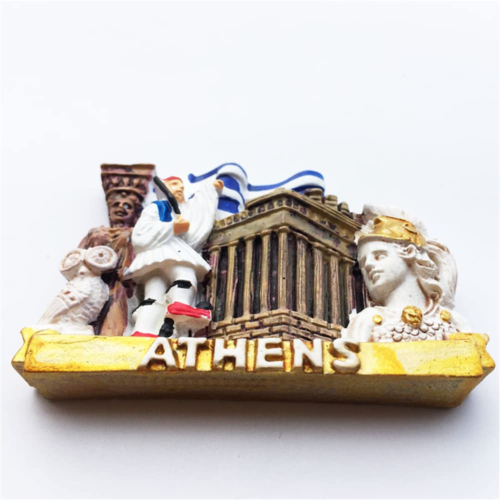Griekse Egeïsche Santorini Mykonos Eiland Windmolenhuis Koelkastmagneet Griekeand Toeristische Souvenirs Magnetische Koelkaststickers  15
