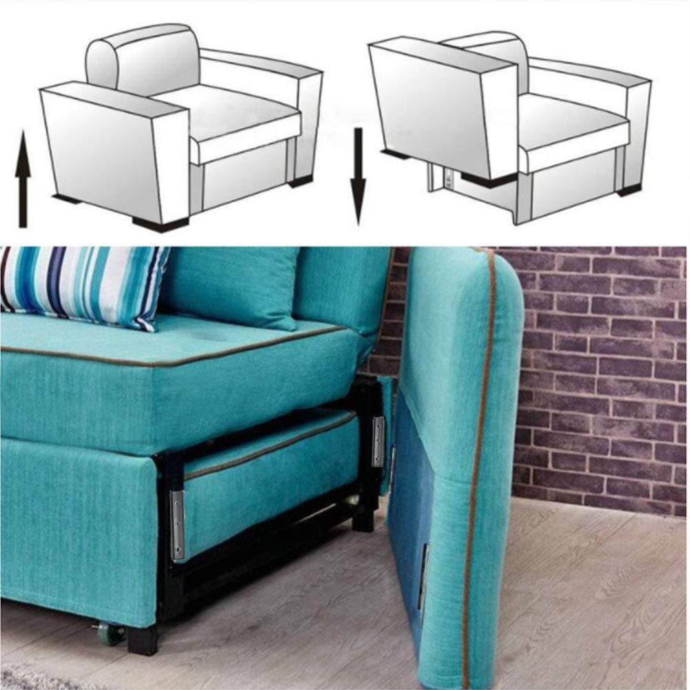 KAIISSA 6 Pair Concealed Headboard Panel Wall Fixing Brackets