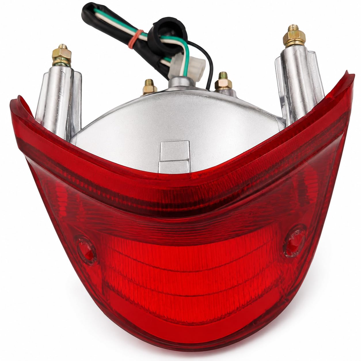 Tail Lamp Assembly Compatible for TVS Apache RTR 160 2V Old Model & Star City Plus | Rear Brake Tail Light | OEM Fit Tail Lamp Assy | High Visibility Red Lens Durable Rear Stop Lamp-image-43