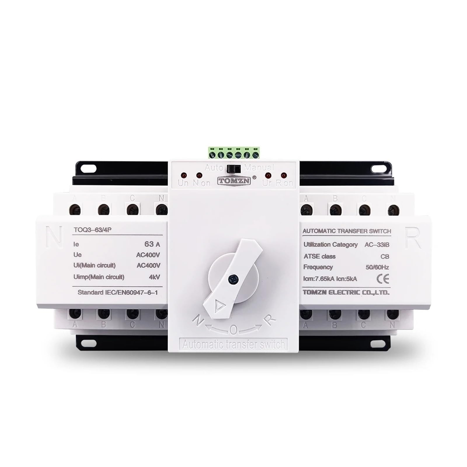 KKCZOFMJ 4P 63A 380V Type Dual Power Automatic Transfer Switch
