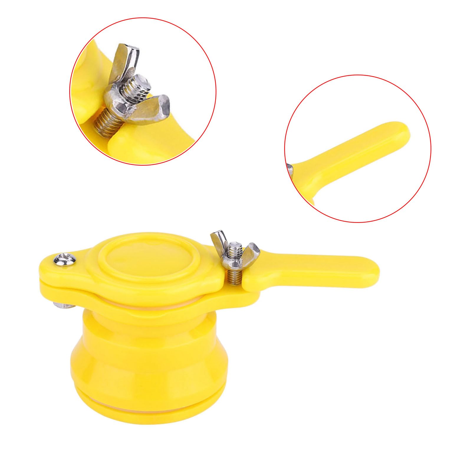 Rubinetto Per Apicoltura In Nylon | Per Estrattore Di Miele | Valvola A Saracinesca | Qualità Alimentare - Foto 4