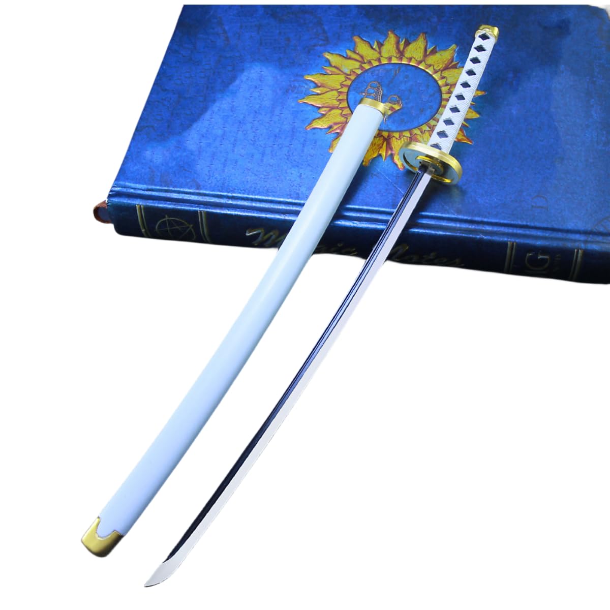 Zoro Swords Roronoa Zoro Katana Swords Cosplay 9.84 Inches Original Textures for Anime,Suitable for Cosplay, Decoration, Collection, Stage Performance and Gift.