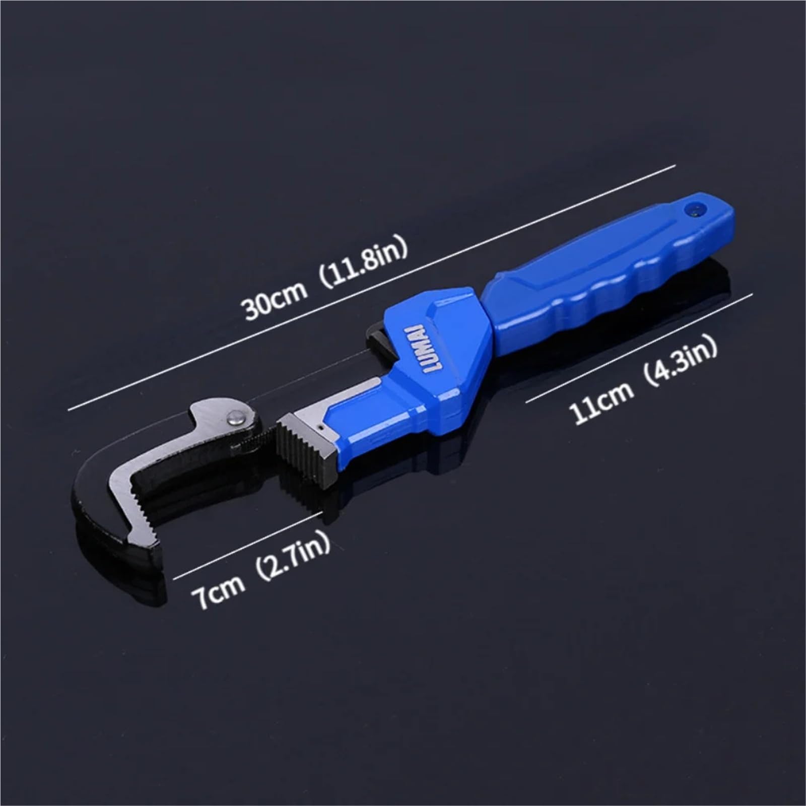 Llave de tubo ajustable, alicates de fontanero, herramienta de fontanería Universal for grifo de baño, llave inglesa
