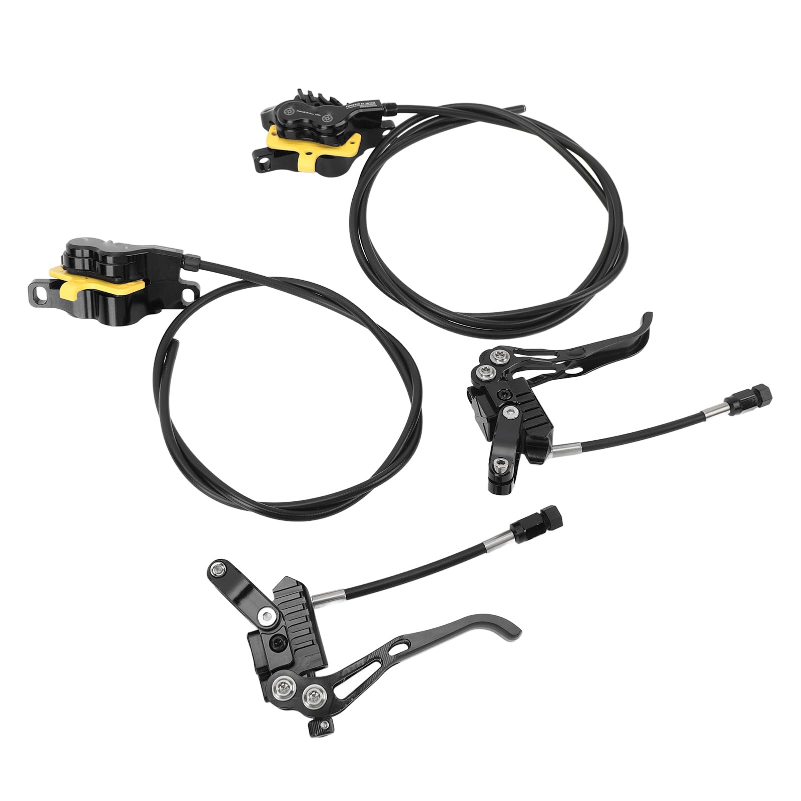 4 tłoki podzielone hydrauliczny hamulec tarczowy zestaw aluminium CNC przednie tylne podział hydrauliczne hamulce górskie