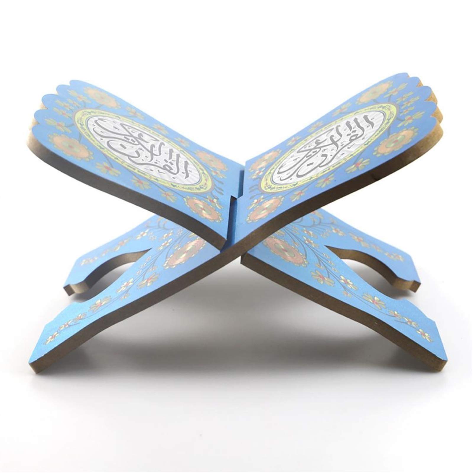 Stojak Książki/Regał Książki Książka Półka Przenośny Uchwyt Książki Składany Chowany Pulpit Desktop Reading Półka z tradycyjnym wyglądem Carving Old Style Book Organizer Stojaki Książki do Czytania (