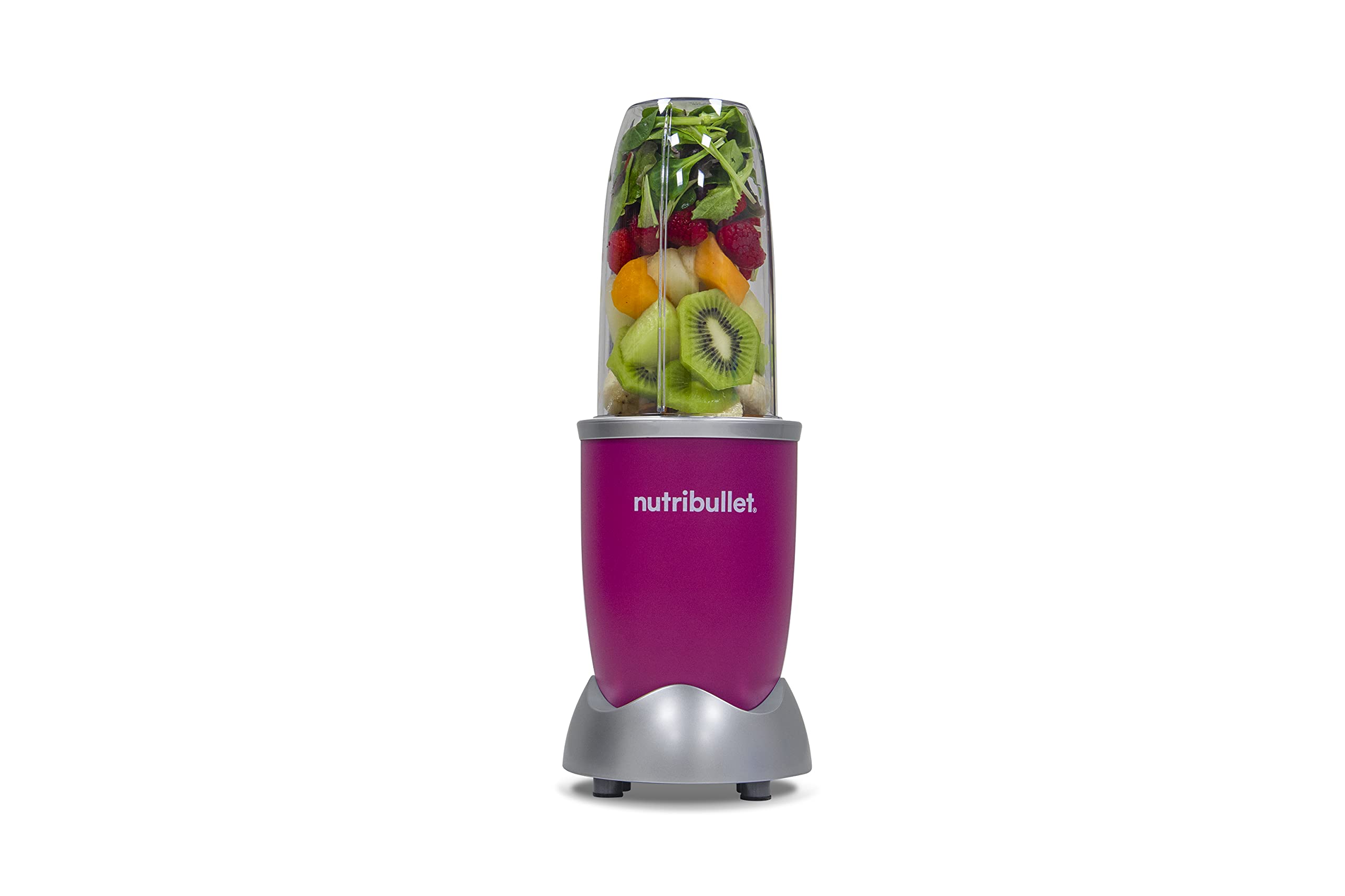 NutriBullet Pro 900 Watt - 9 teilig Extraktor set - 25.000 UpM - Nährstoff Extraktor Gesundheits Set - Smoothie Maker - EXKLUSIVE FARBE: Blütenbeere/Bloss Berry