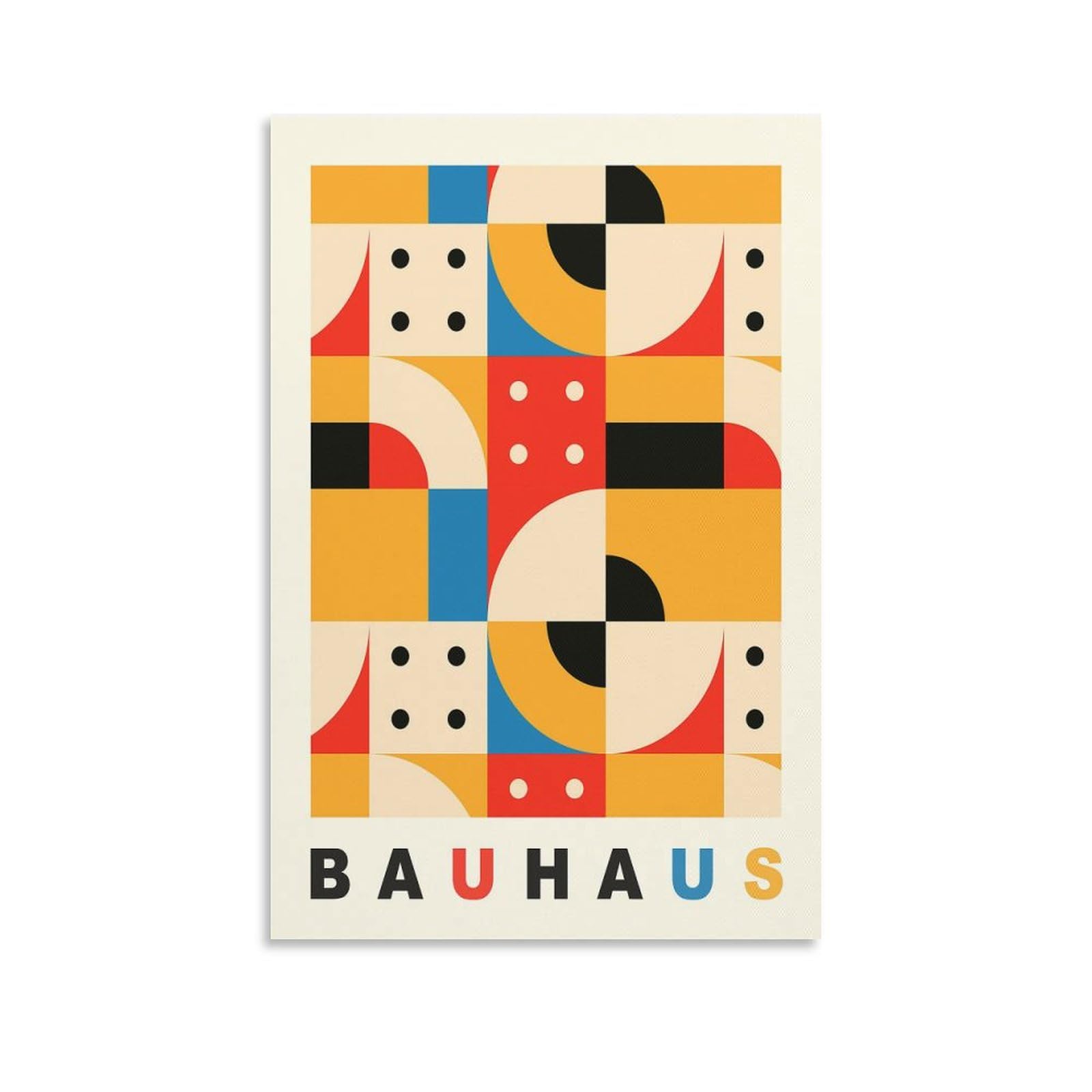 Amazon.co.jp: Bauhausバウハウス抽象幾何学アートポスター 印刷