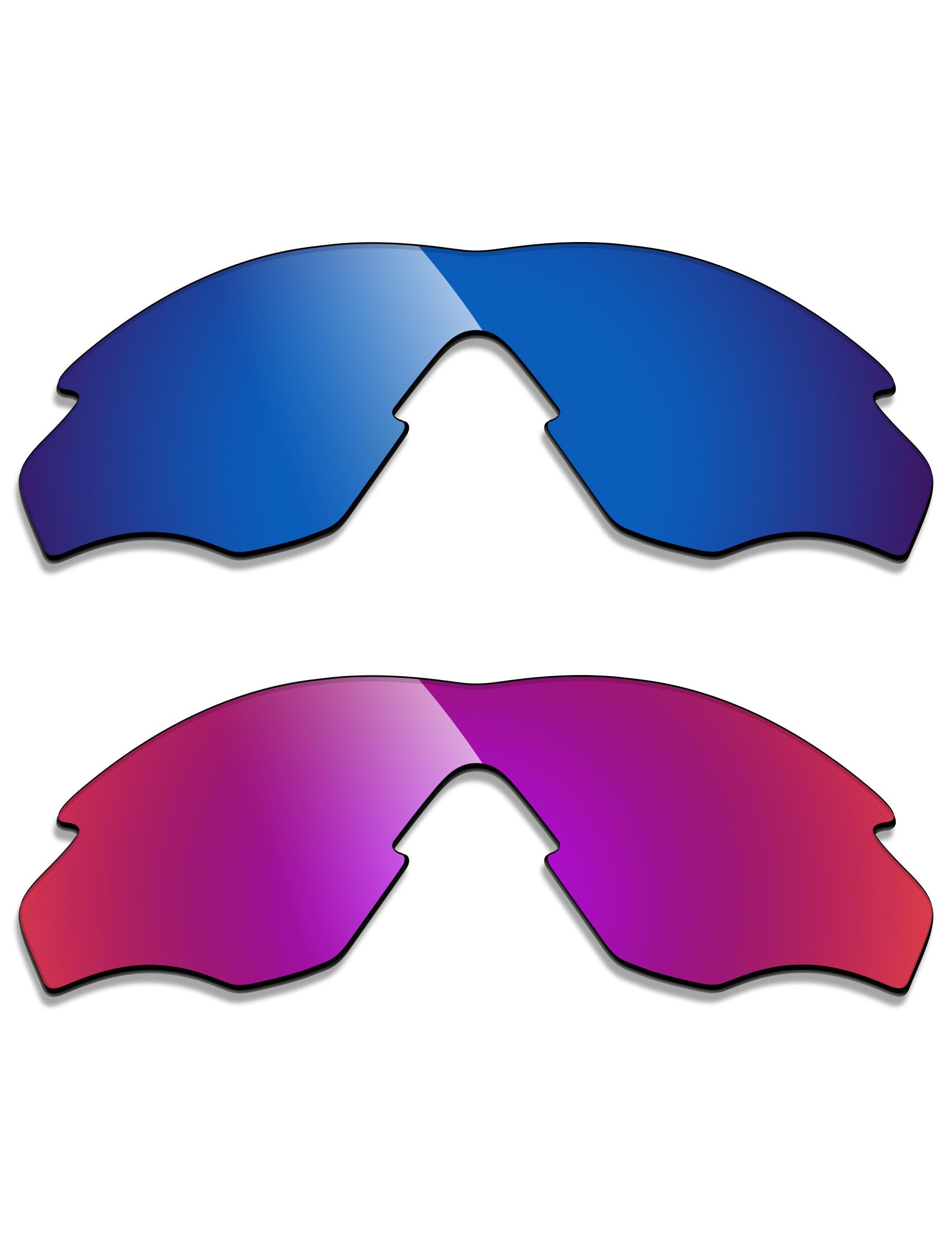 Alphax Polarisierte Ersatzgläser für Oakley M2 Frame XL OO9343 – mehrere Optionen