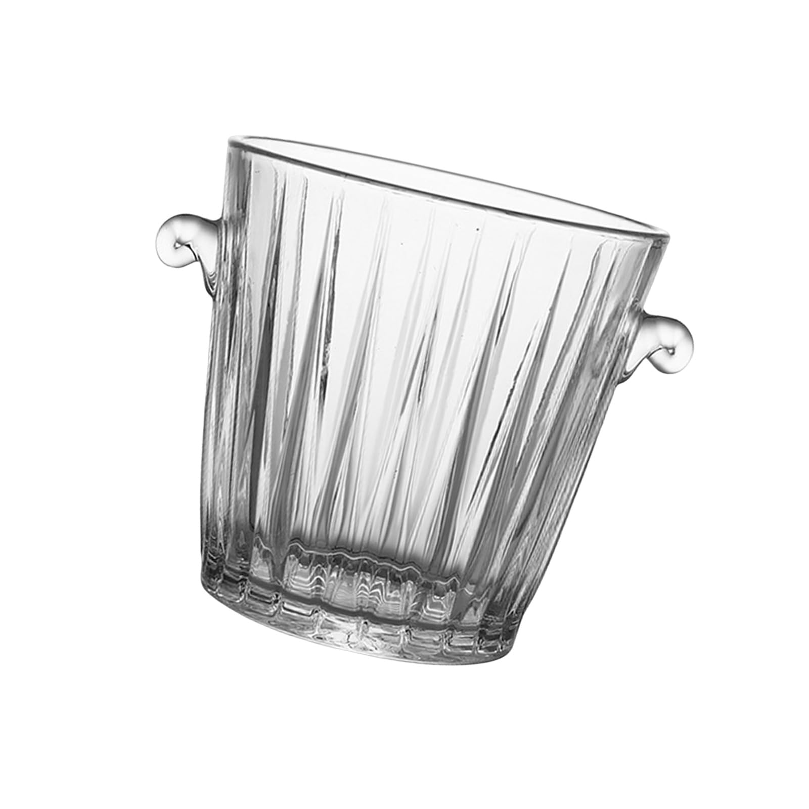 Xinsheinelry Glass Beverage Coolers Bucket Portable Design for Parties and Barbecues Clear View of Drinks Without Opening Lid Ideal for Auto Serve Portable Ice Container