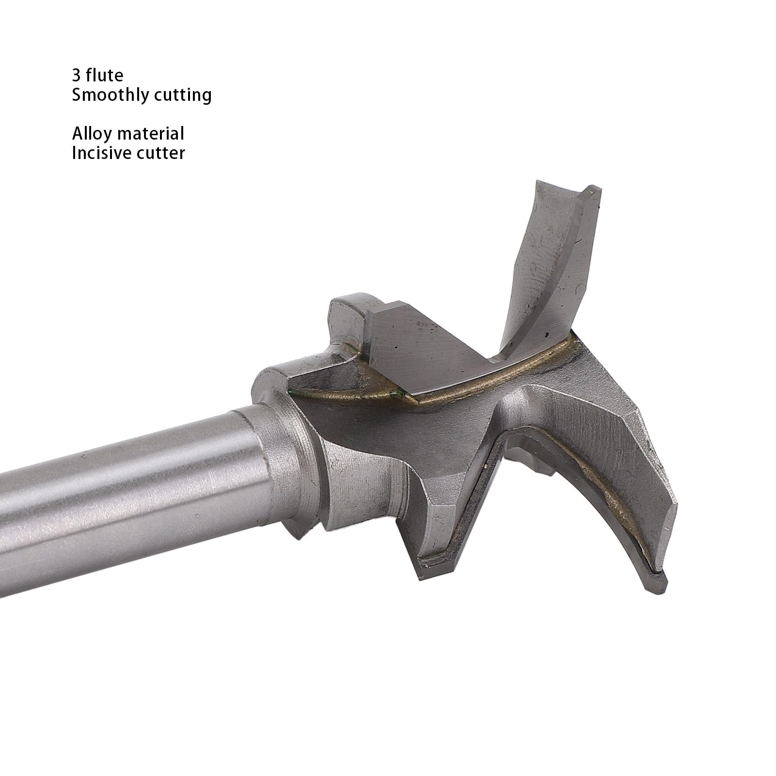 Punta per Fresatrice R30, Punta per Fresatrice per Formatura Integrata con Piegatura Ad a 3 Taglienti in Carburo Cementato, Gambo 1/2 Pollice, 16 a 30 Mm per Scanalatura