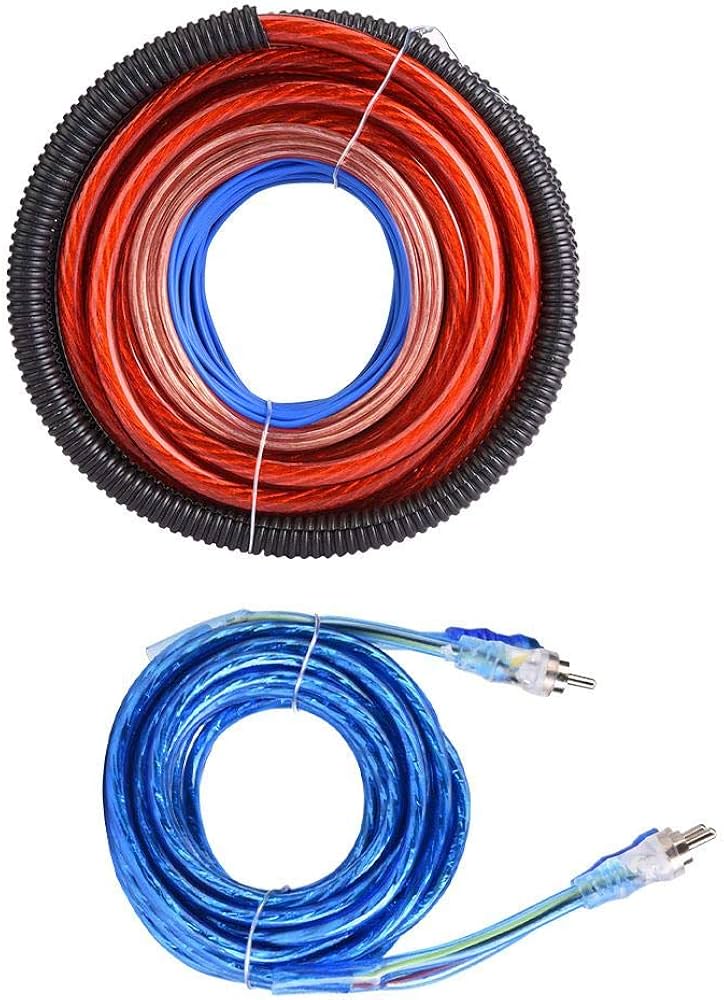 Amazon.co.jp: オーディオシステム4ゲージアンプ取り付け配線キット、4