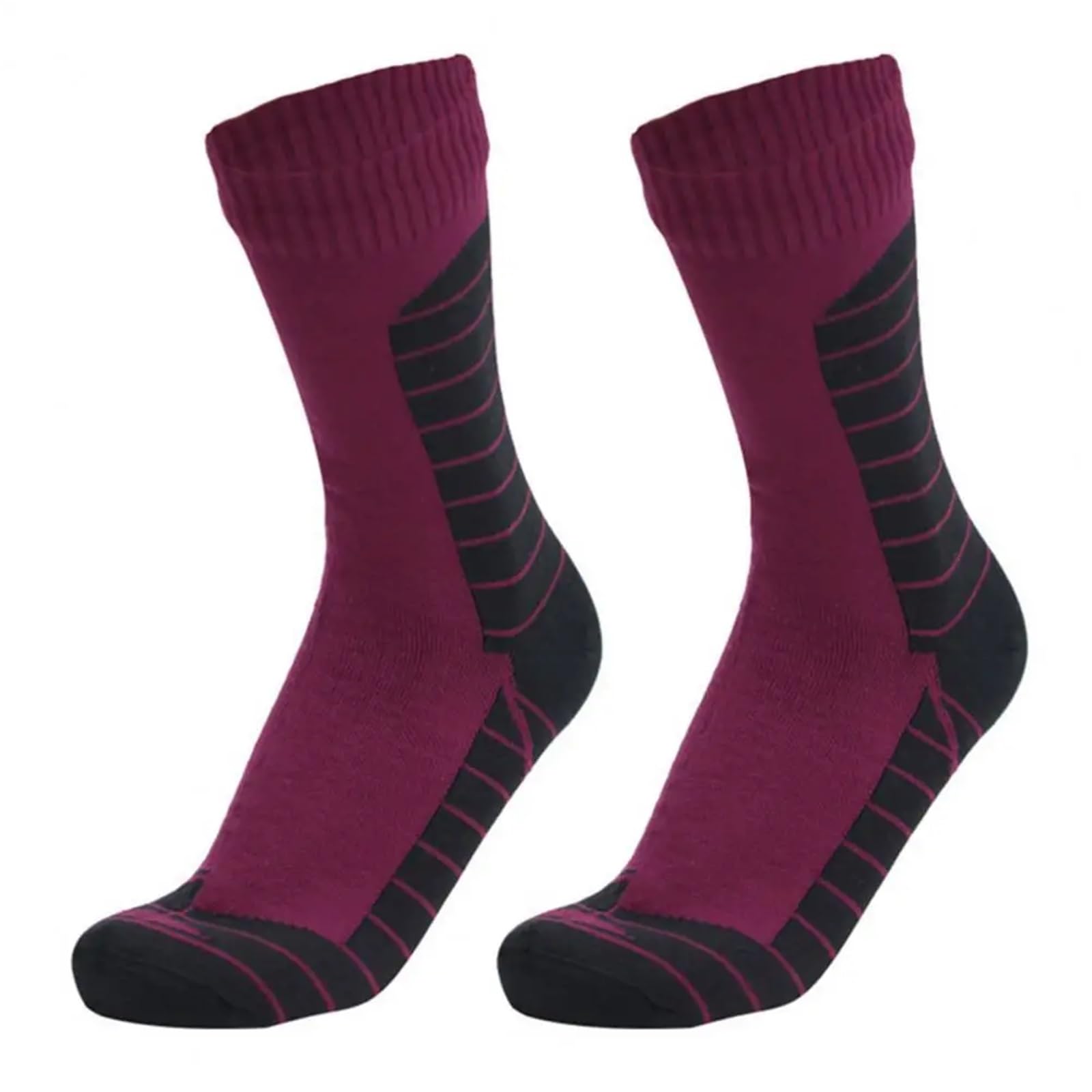 Wasserdichte Socken 1 Paar wasserdichte Socken, atmungsaktive Winter-Skisocken, Mittelrohr-Wandersocken, Fußschutz, Winter-Wat-Reit-Skisocken FüR Wie Laufen