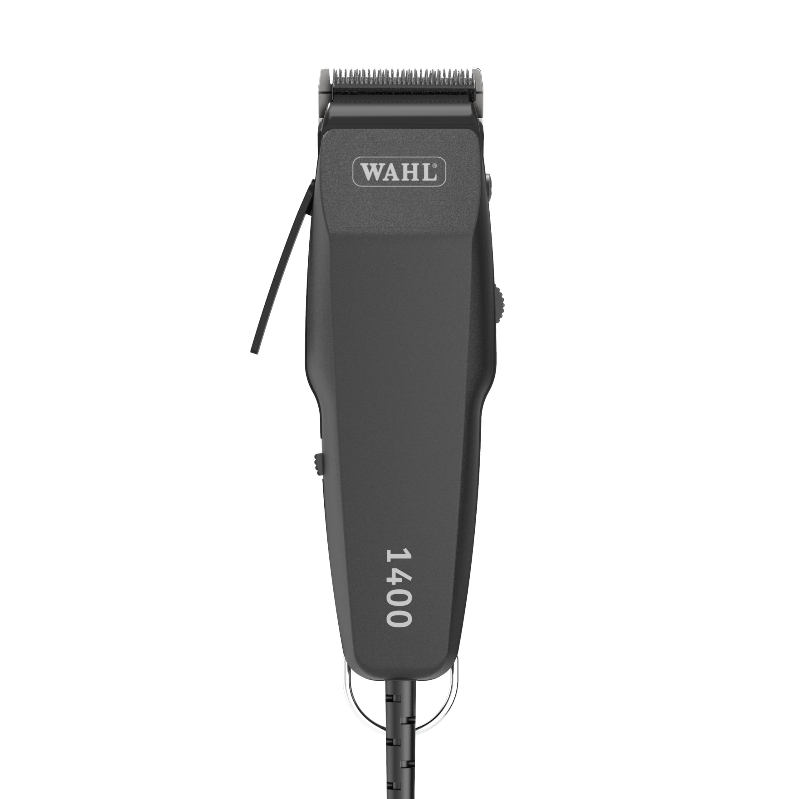 Wahl 1400, Cortapelos para animales, Cortapelos con cable para perros, Kit de peluquería, Peluquería canina en casa, Cuchillas afiladas con precisión, ligero, 4 peines de sujeción, Negro