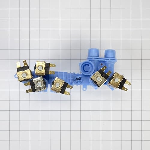 Miniatura 3 de Whirlpool W10853723 Válvula de entrada de agua, azul