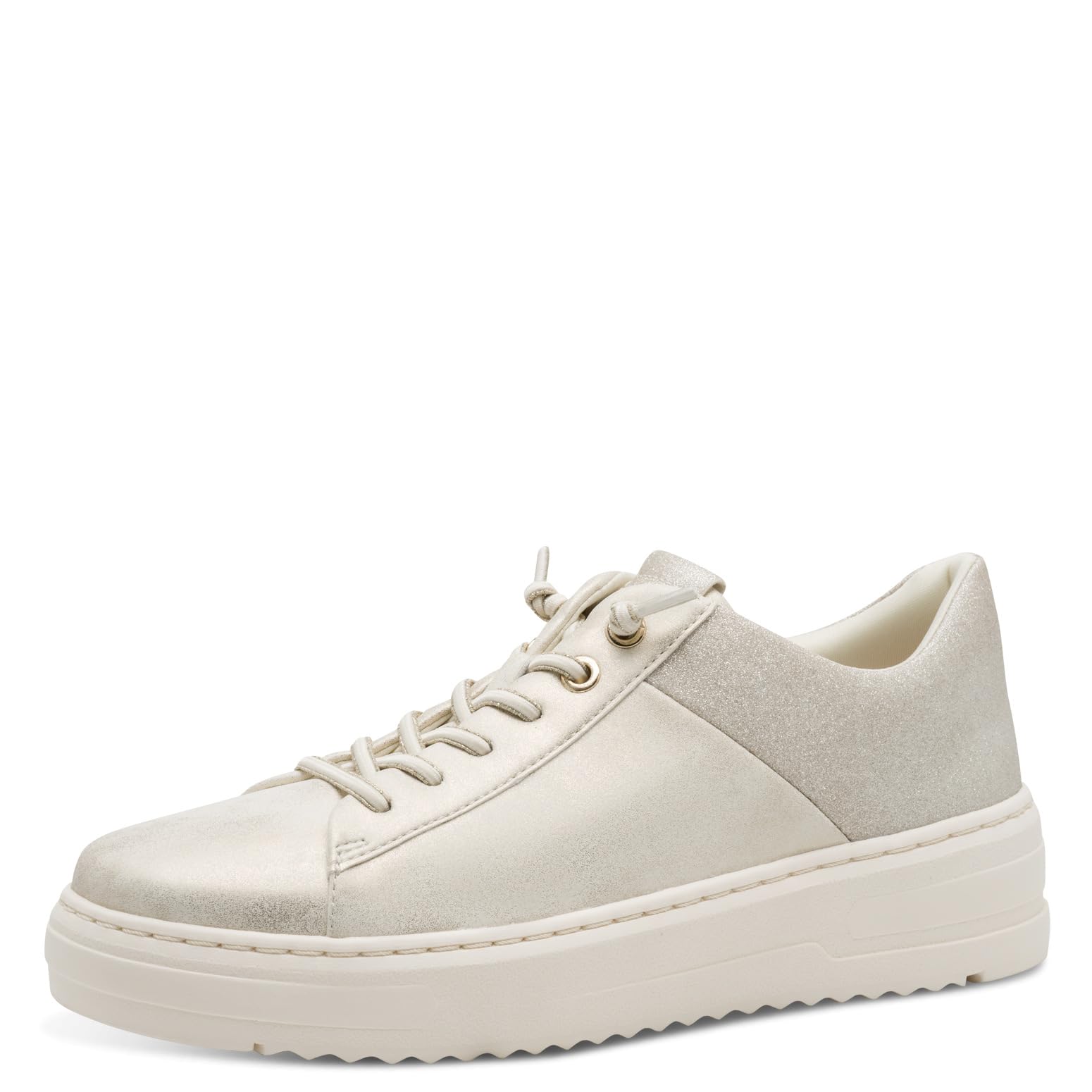 MARCO TOZZI Women's Damen Sneaker 2-23784-44, Dune Met Comb, 6 UK