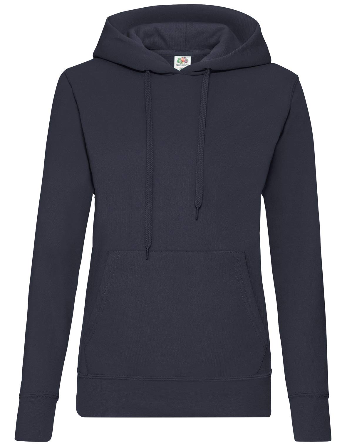 Fruit of the Loom 62038 Women’s Ladies’ Lady Fit Hooded Sweatshirt, Womens, Hoodie, Fruit of the Loom - Lady-Fit Hooded Sweat, deep navy
