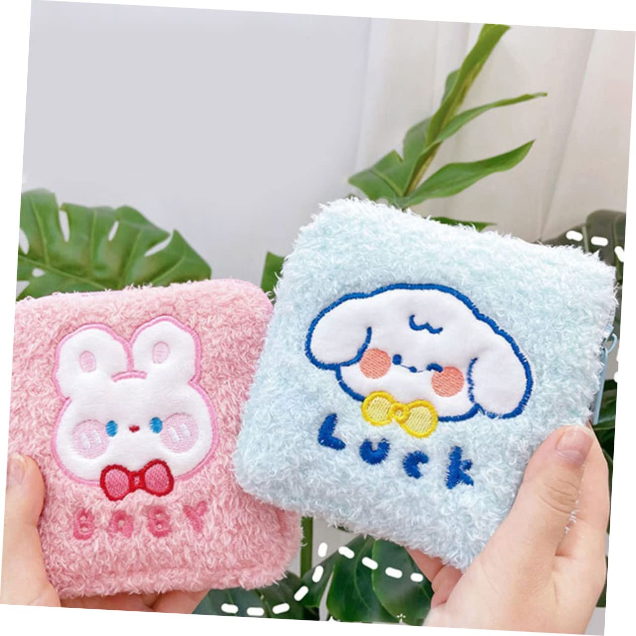 12piezas Bolsa De Almacenamiento De Toallas Sanitarias Bolsa Menstrual Reutilizable y Lavable Organizador De Compresas Para Niñas y Mujeres Diseño De Animales Para Viajes y Uso