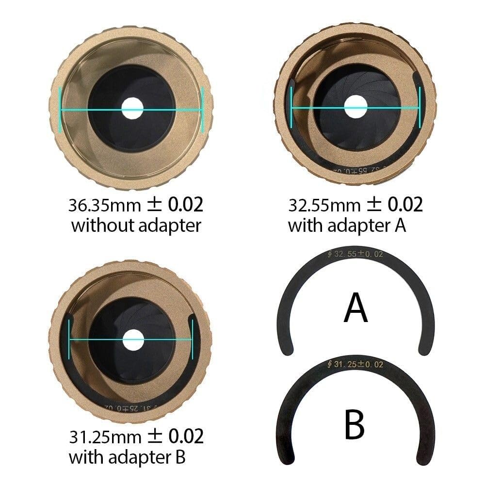 Regulowana Osłona Obiektywu PVS-31 IRIS – Przysłona 1–23,5 Mm, Lekki Stop Aluminium, (obiektyw 31–38 Mm)