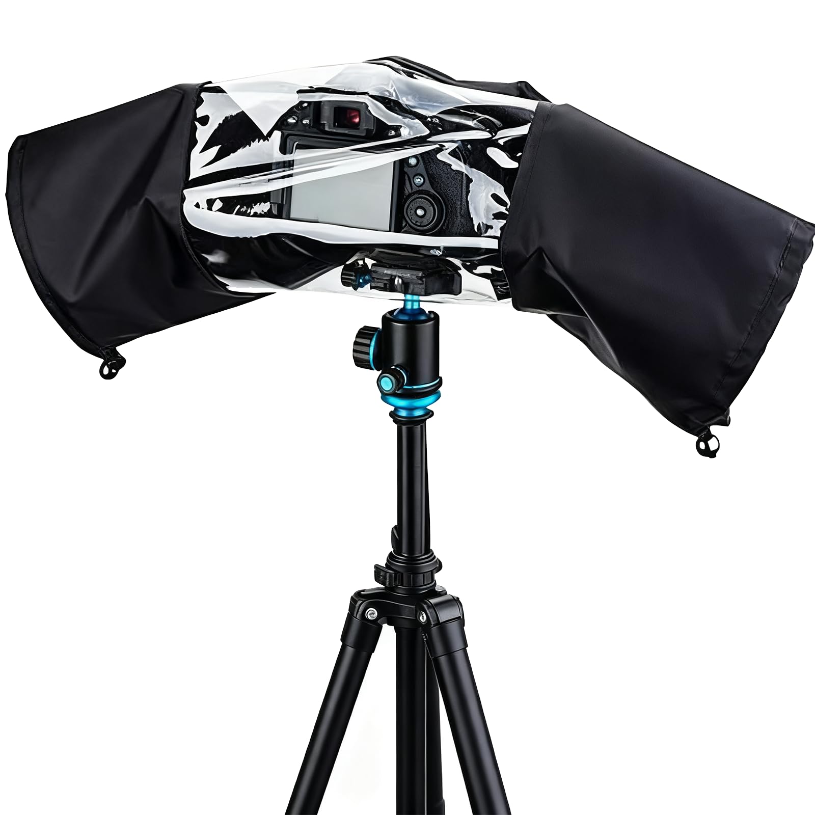 Copertura Antipioggia per Fotocamera DSLR, Nikon Df D90 Z7 Z6 Z50 D780 D850 D810 D800 D610 D3500 D3400 D5600 D7500 Canon EOS 7D 5D 850D 800D 760D Sony A99II A77II, Ideale per Fotografia all'Aperto
