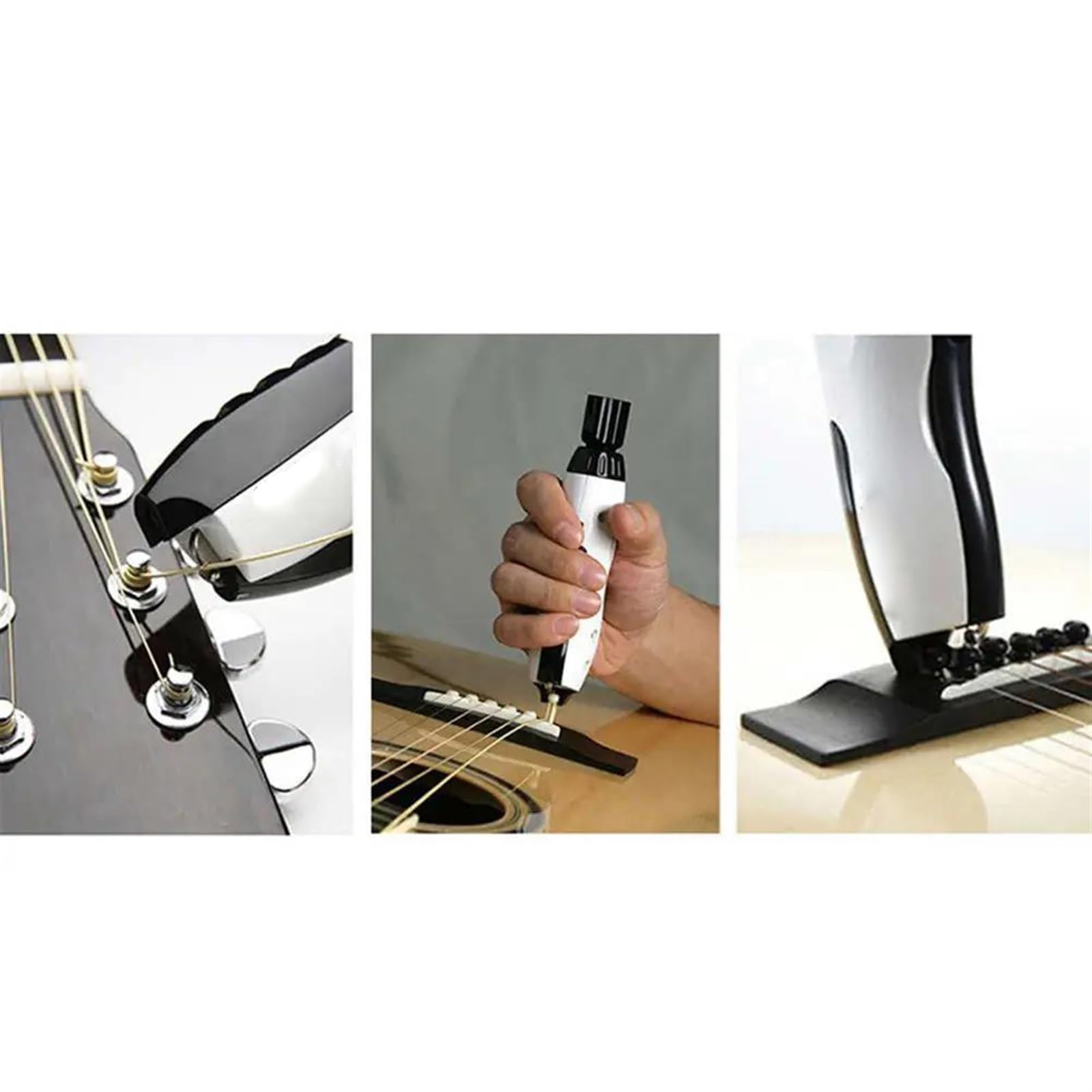 kit di installazione per chitarra Avvolgitore Per Corde Per Chitarra Avvolgitore Elettrico Ed Estrattore Per Perno Del Ponte Per Chitarra Acustica Ukulele Basso E Strumento