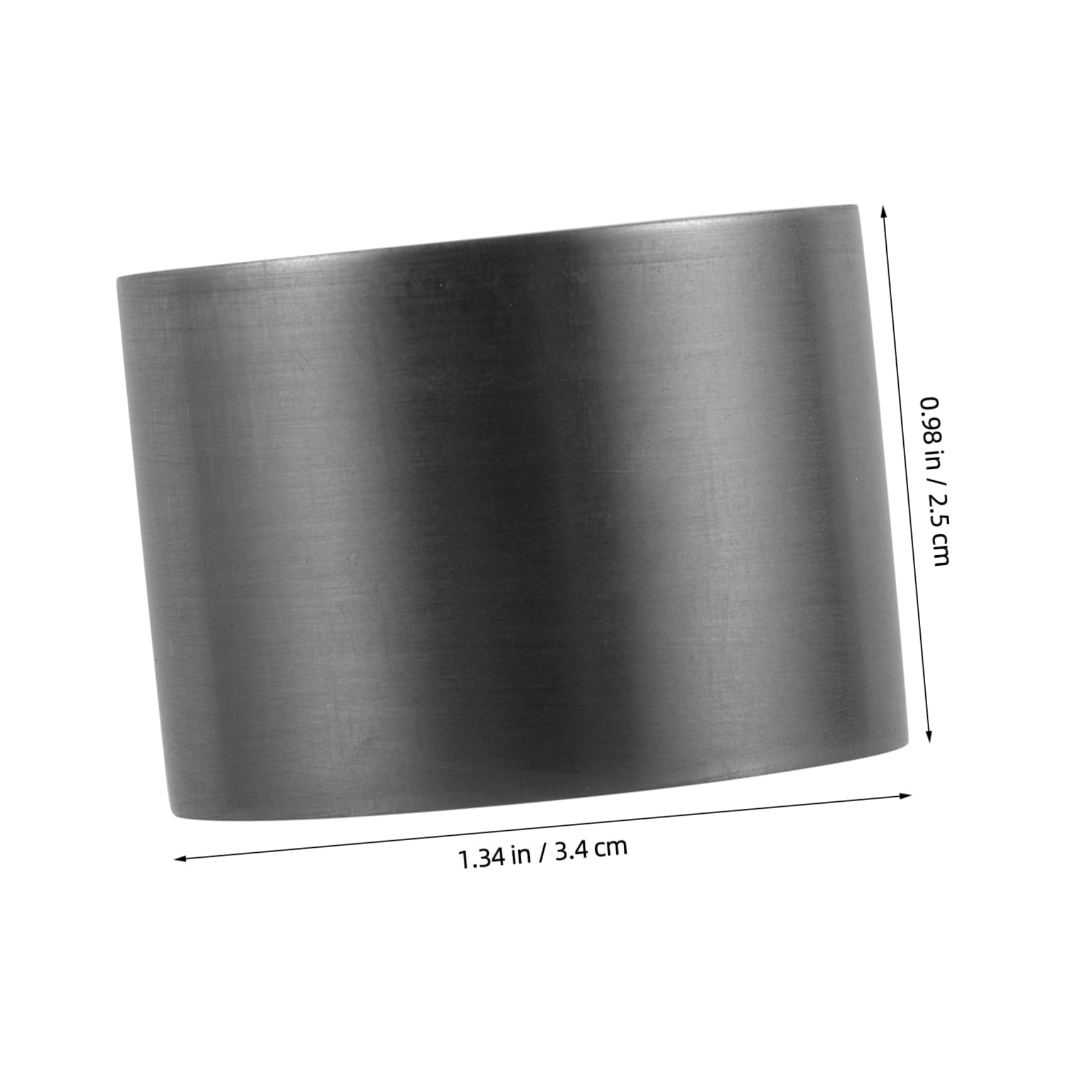 DOITOOL Round Graphite Crucible for Metal Melting High Temperature Smelting Furnace for Gold Silver Aluminum Copper Durable Graphite Casting Vessel for Jewelry