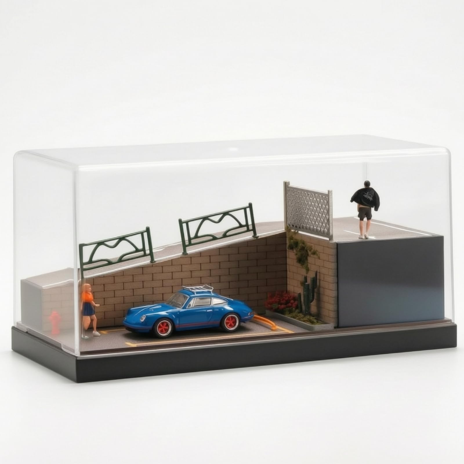 Diorama Parcheggio Compatto | Da Collezione, Realistico, per Scrivania