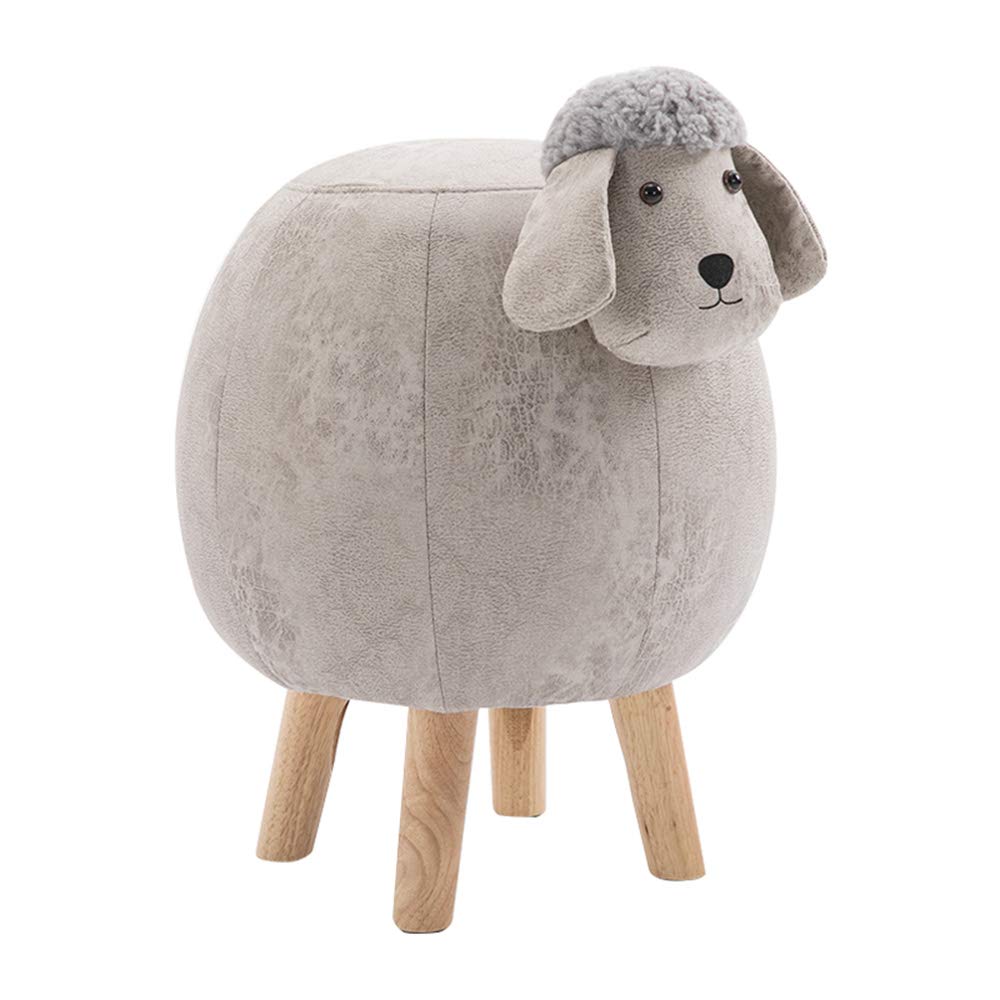 JQesFootstool - Ottoman, Vivid Cute Animal Bench, Footstool Footrest with Storage Space - Ottoman, Living Room - Bedroom - Children - Coffee Table Stool