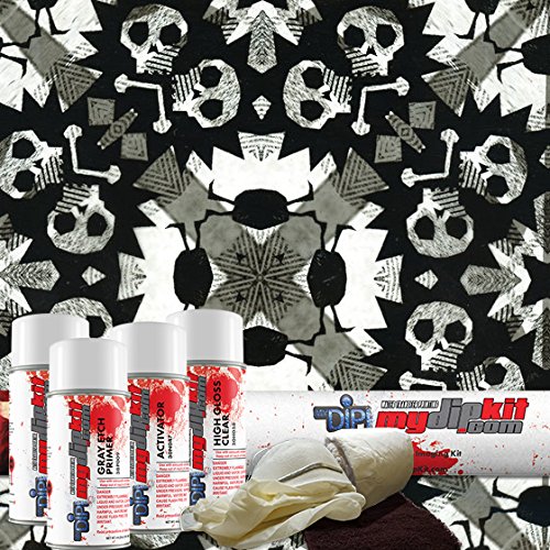 Hydrographics Film Kit - MyDipKit - Water Transfer Printing – RC-1021 - Grunge Skulls Two (Entry Level)