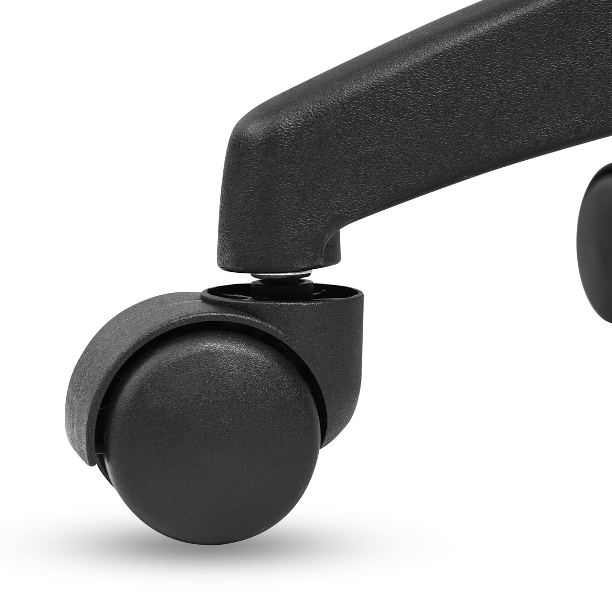 Silla de Oficina Ergonómica con Ruedas y Respaldo Transpirable | Altura Regulable y Soporte Lumbar | Ideal para Escritorio, Estudio o Habitación Juvenil | Diseño Moderno y Confortable | Color Negro