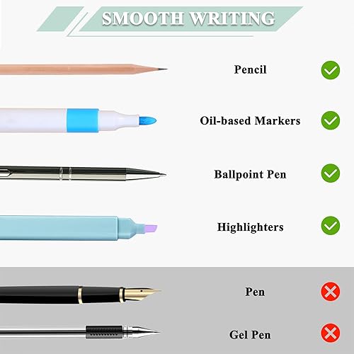 Miniatura 5 de 400 hojas de notas adhesivas transparentes, juego de notas adhesivas transparentes de 3 x 3 pulgadas, notas transparentes impermeables para Biblia,