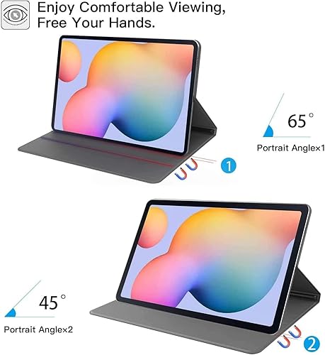 Miniatura 4 de ZtotopCases Funda para Galaxy Tab S6 Lite de 10.4 pulgadas 202420222020, fuerte funda magnética con apagado y encendido automático y soporte para