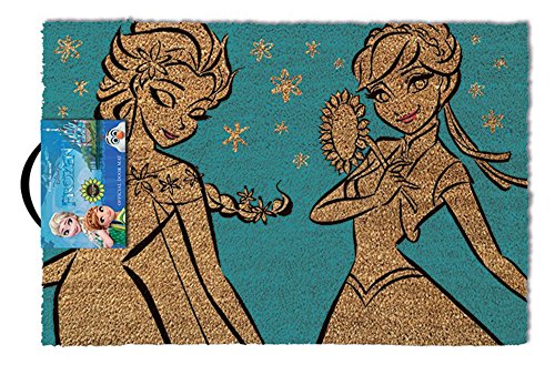 empireposter Frozen - Anna & ELSA - Fußmatte, Größe: 60 x 40 cm, Material Kokosfaser