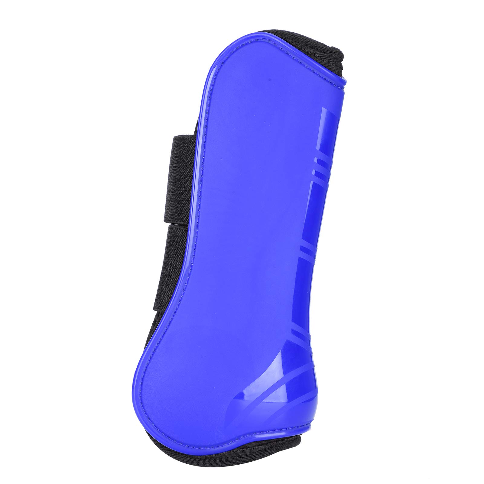 Ensemble de protège-Jambes pour Chevaux avec Coque en PU épaissie et Coussin intérieur en néoprène élastique, Protecteur de Jambe Durable pour Les Jambes Avant et arrière, Soutien