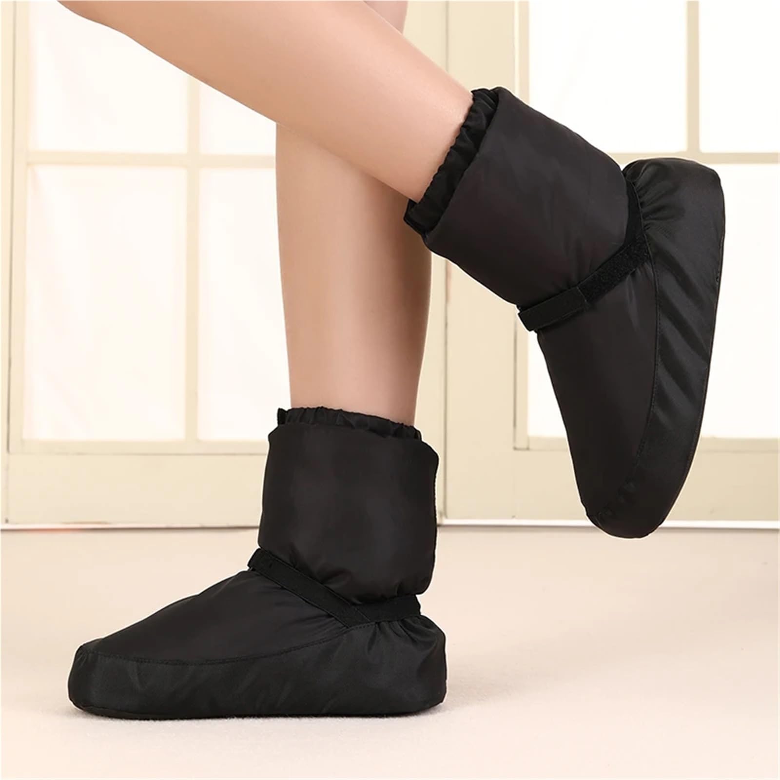 Zapatillas de ballet invierno for mujeres, niñas y jóvenes, ideales for la danza nacional. Botas algodón antideslizantes cálidas for ejercicios Para Entrenamiento de Danza en Invierno